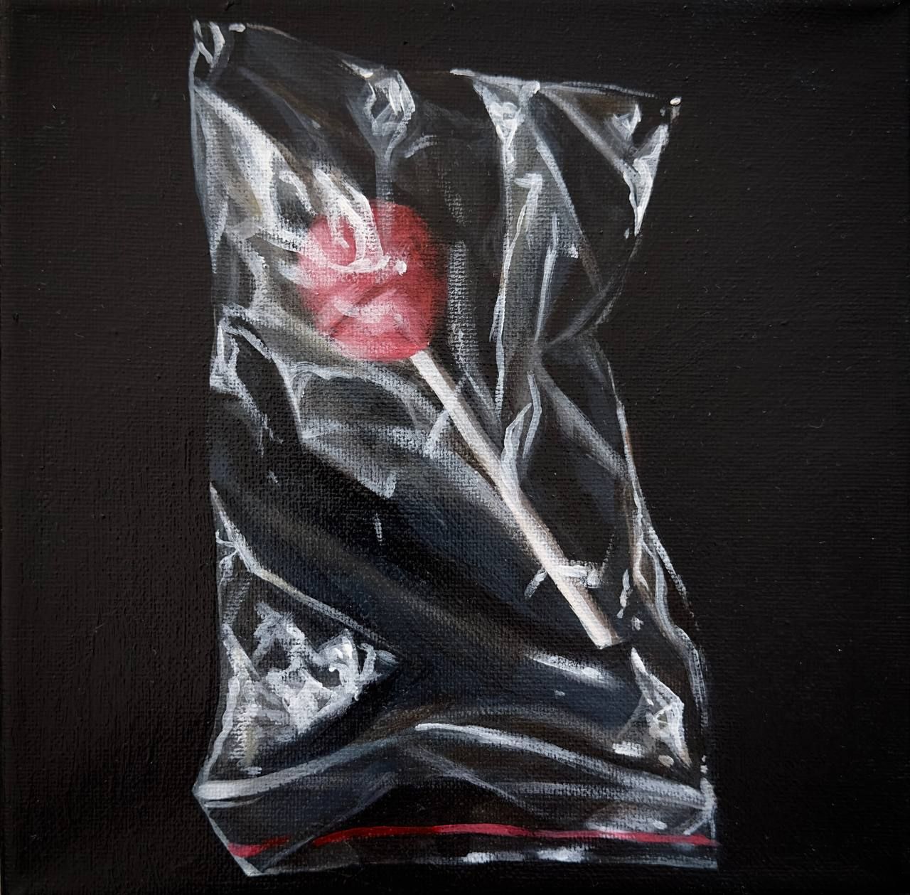 Татьяна Вафина (Картина, живопись - 
                  20 x 20 см) Чупик