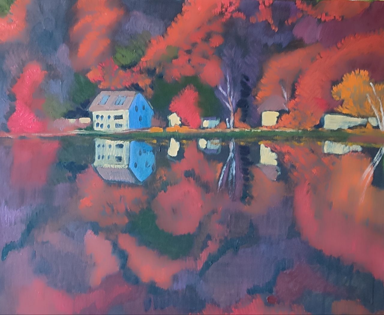 Анастасия Полякова (Картина, живопись - 
                  55 x 46 см) Осень