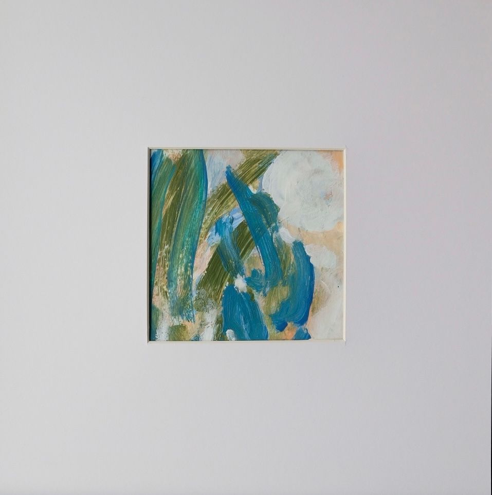 Алина Магомедова (Авторская графика - 
                  30 x 30 см) Весна. Флористика