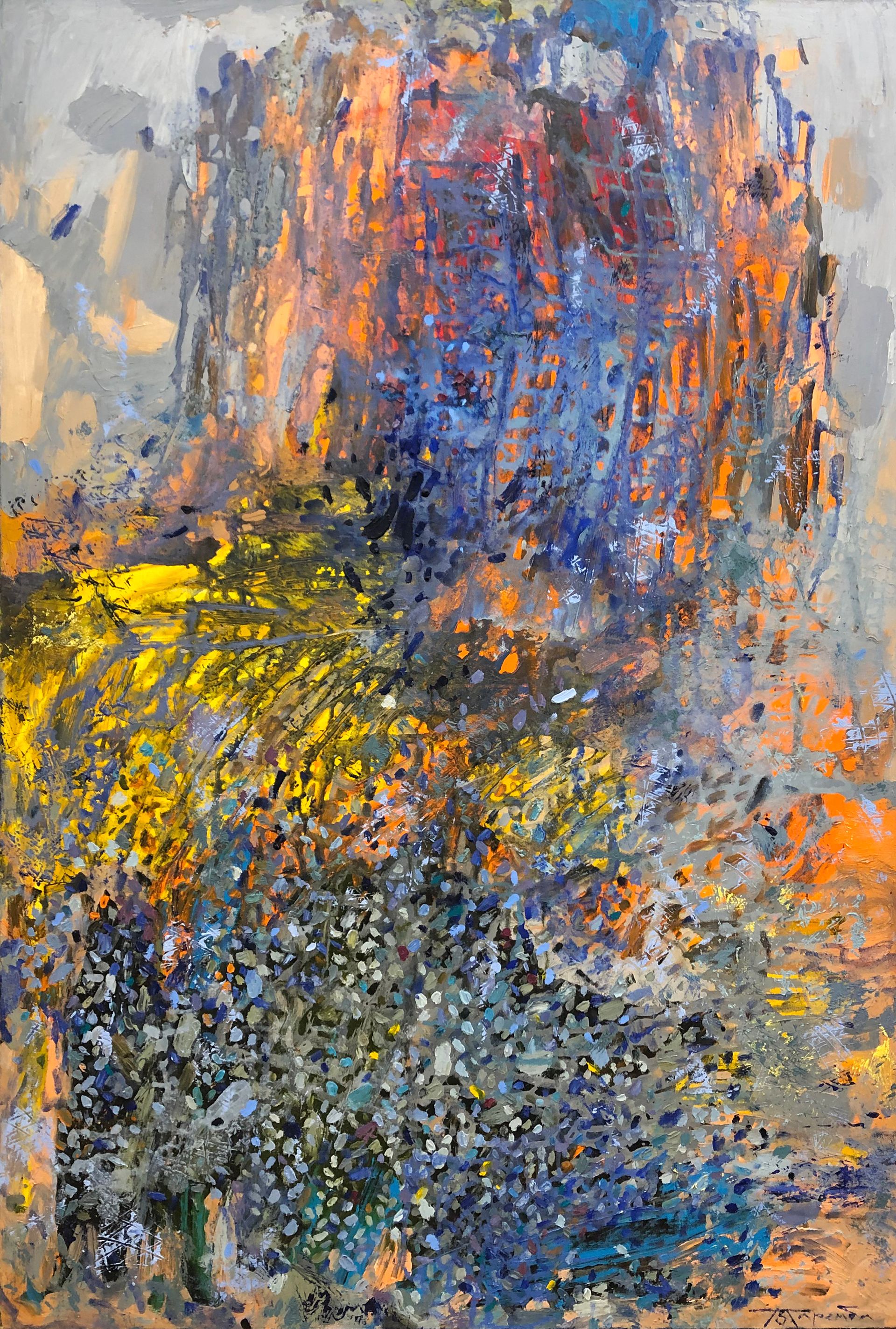 Полина Заремба (Картина, живопись - 
                  80 x 120 см) Золото инков