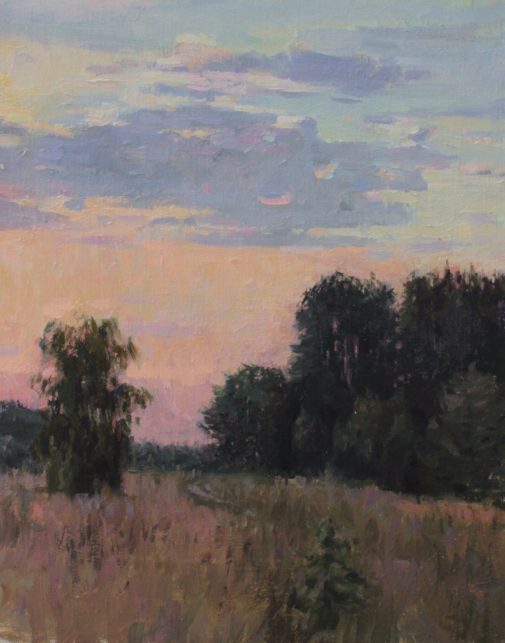 Алина Коршункова (Картина, живопись - 
                  24 x 30 см) Вечерний этюд
