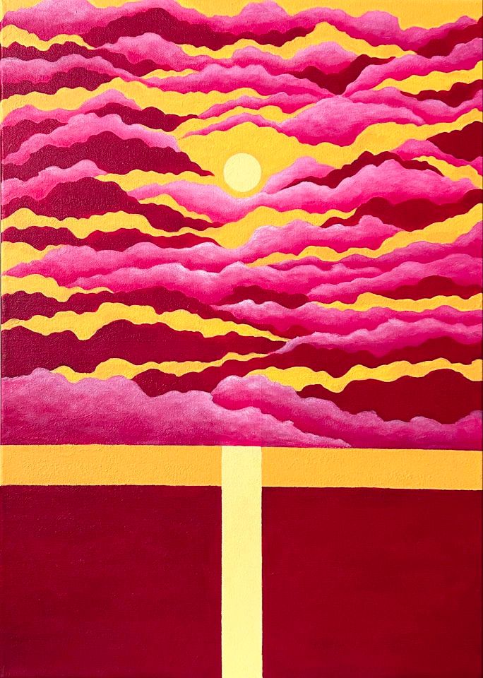 Юлия Мананникова (Картина, живопись - 
                  50 x 70 см) Sunset 2026