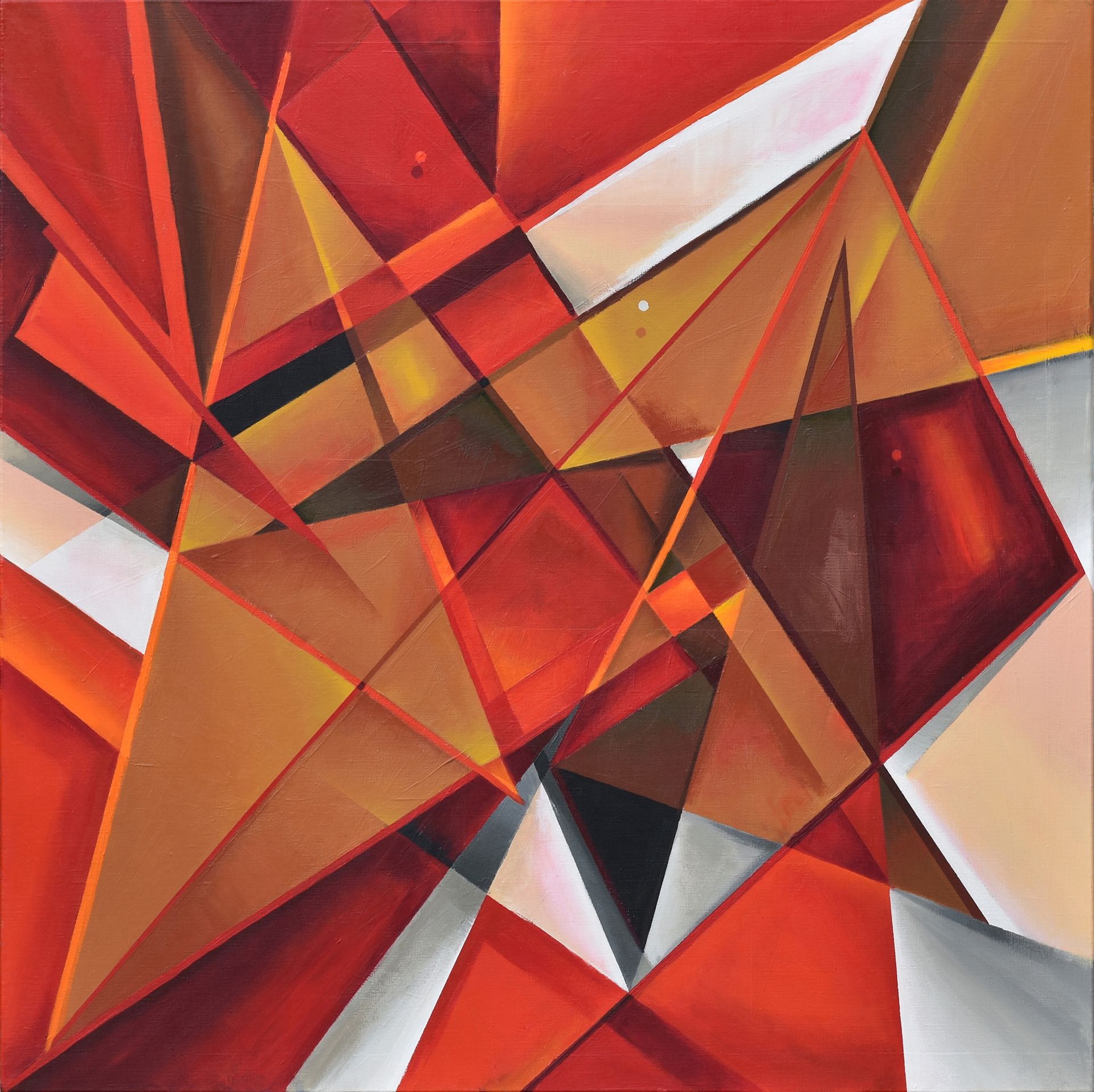 Максим Базаров (Картина, живопись - 
                  100 x 100 см) Формальная композиция №8