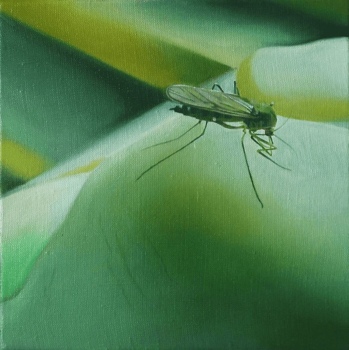Илья Близнец (Картина, живопись - 
                  25 x 25 см) Комар
