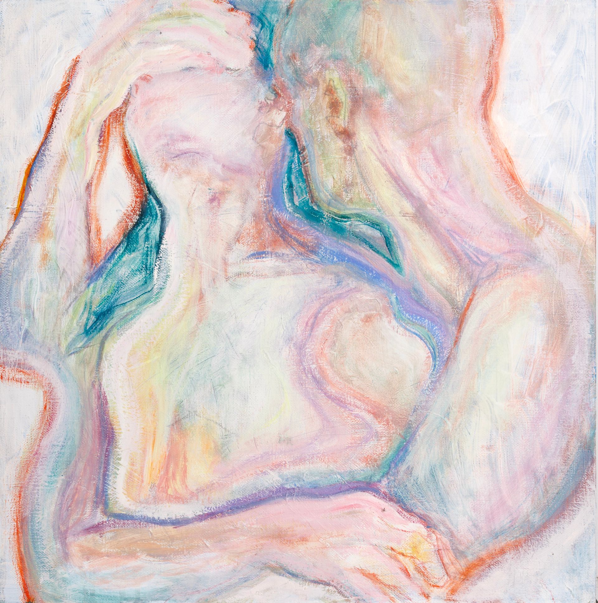Серафима Беневольская (Картина, живопись - 
                  40 x 40 см) Память