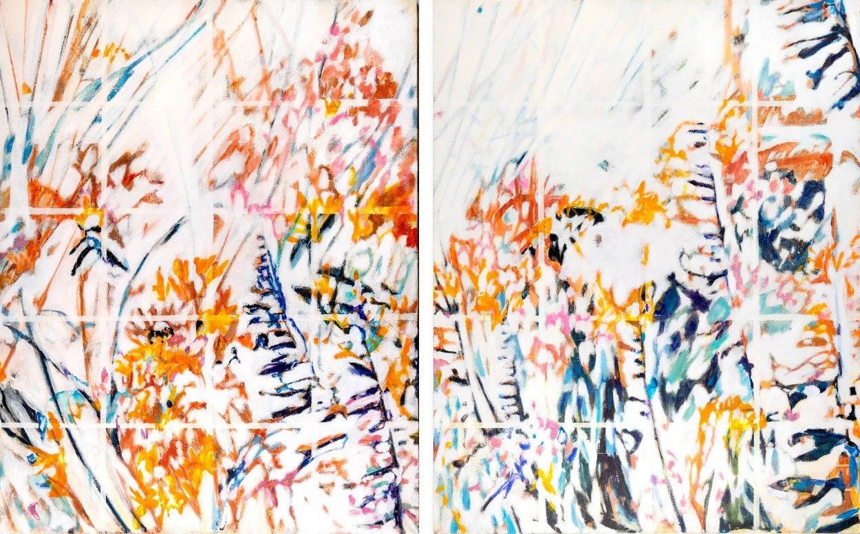 Раиса Граф (Картина, живопись - 
                  160 x 100 см) #6 диптих из цикла Lumene