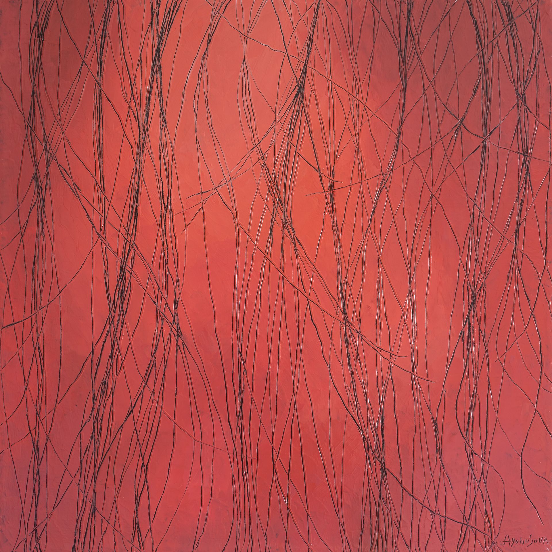Юлия Агеносова (Картина, живопись - 
                  50 x 50 см) Травы райского сада №11