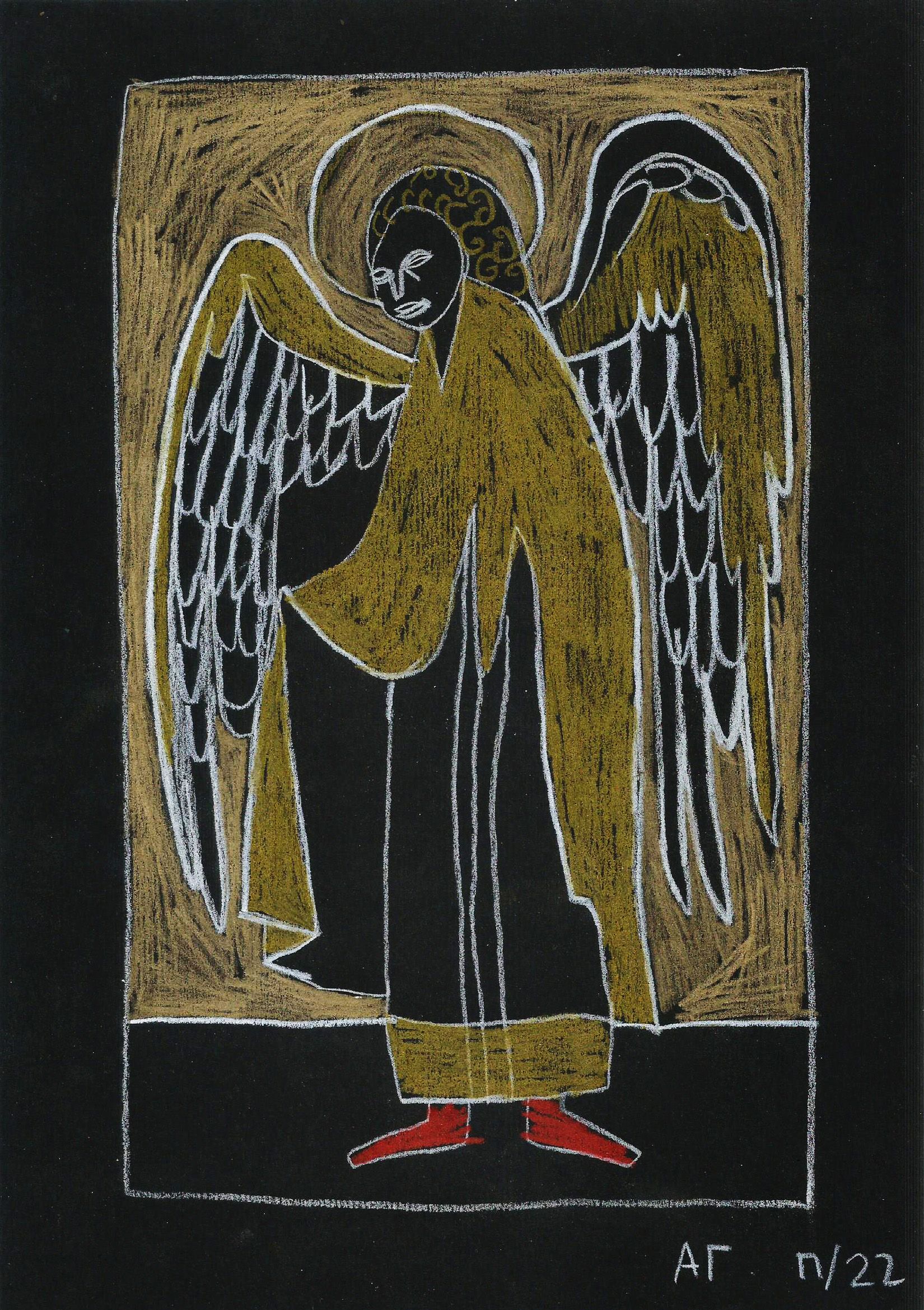 Катя Попченко (Авторская графика - 
                  21 x 29.7 см) А.Г