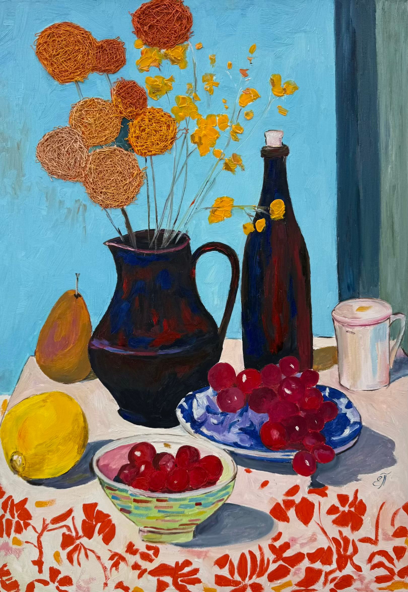 Елена Полищук (Картина, живопись - 
                  50 x 70 см) Натюрморт с памятью лета