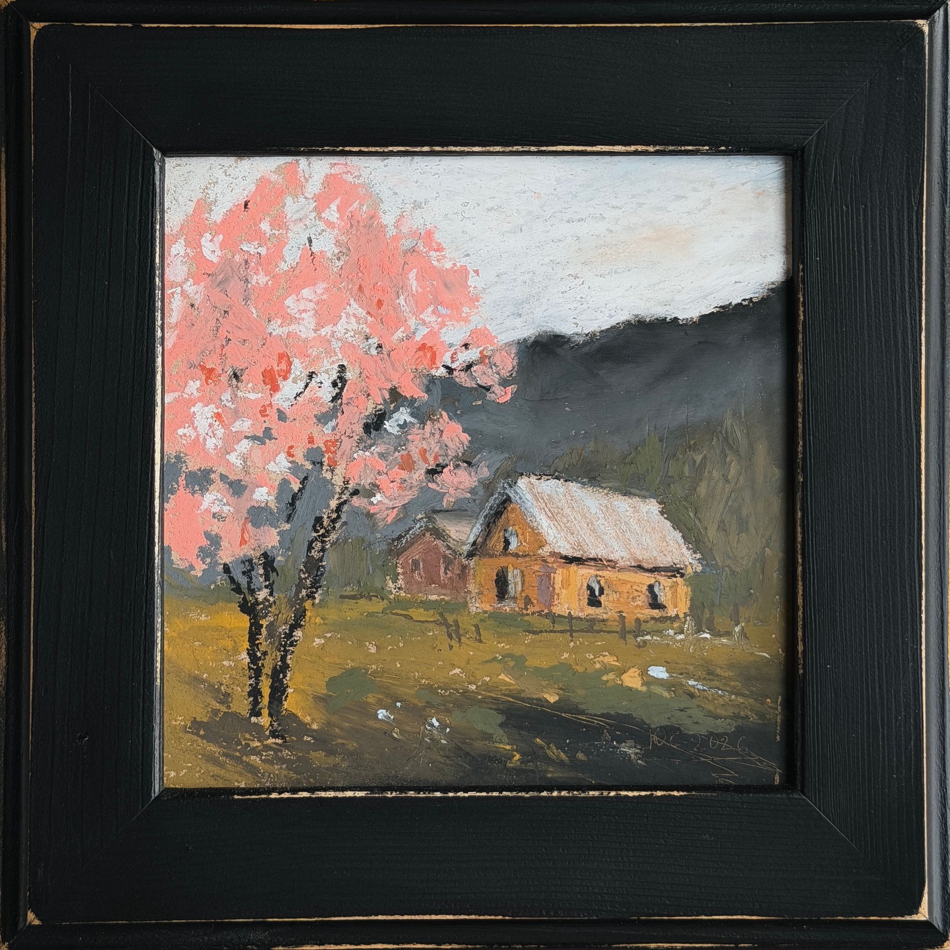 Светлана Юматова (Картина, живопись - 
                  22 x 22 см) Цветущие сады