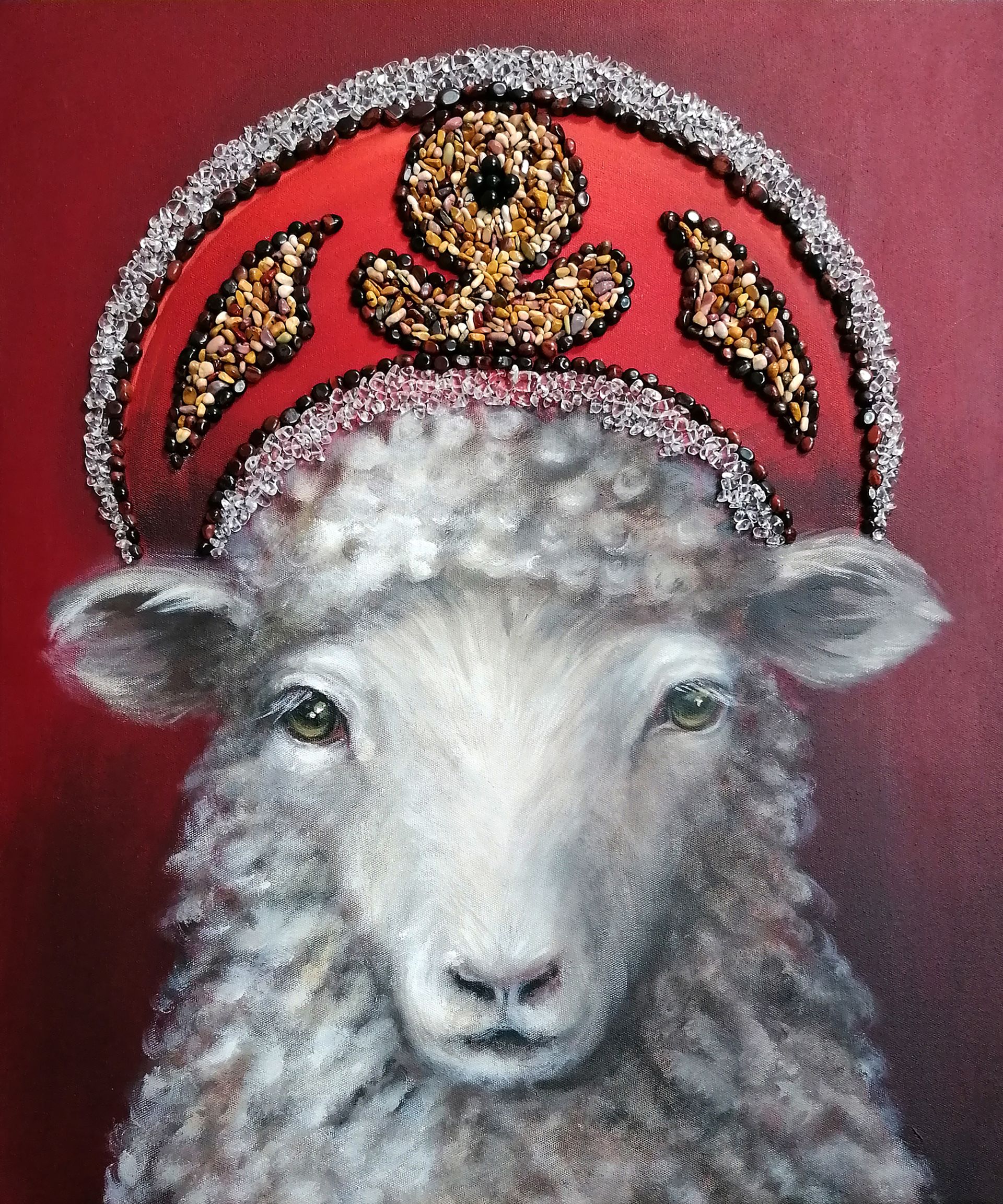 Юлия Куртова (Картина, живопись - 
                  50 x 60 см) Червонная дама