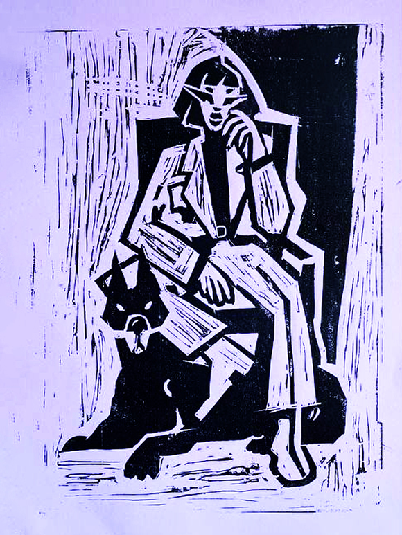 Лёля Нуар (Графика печатная - 
                  21 x 29.7 см) Dogthooth