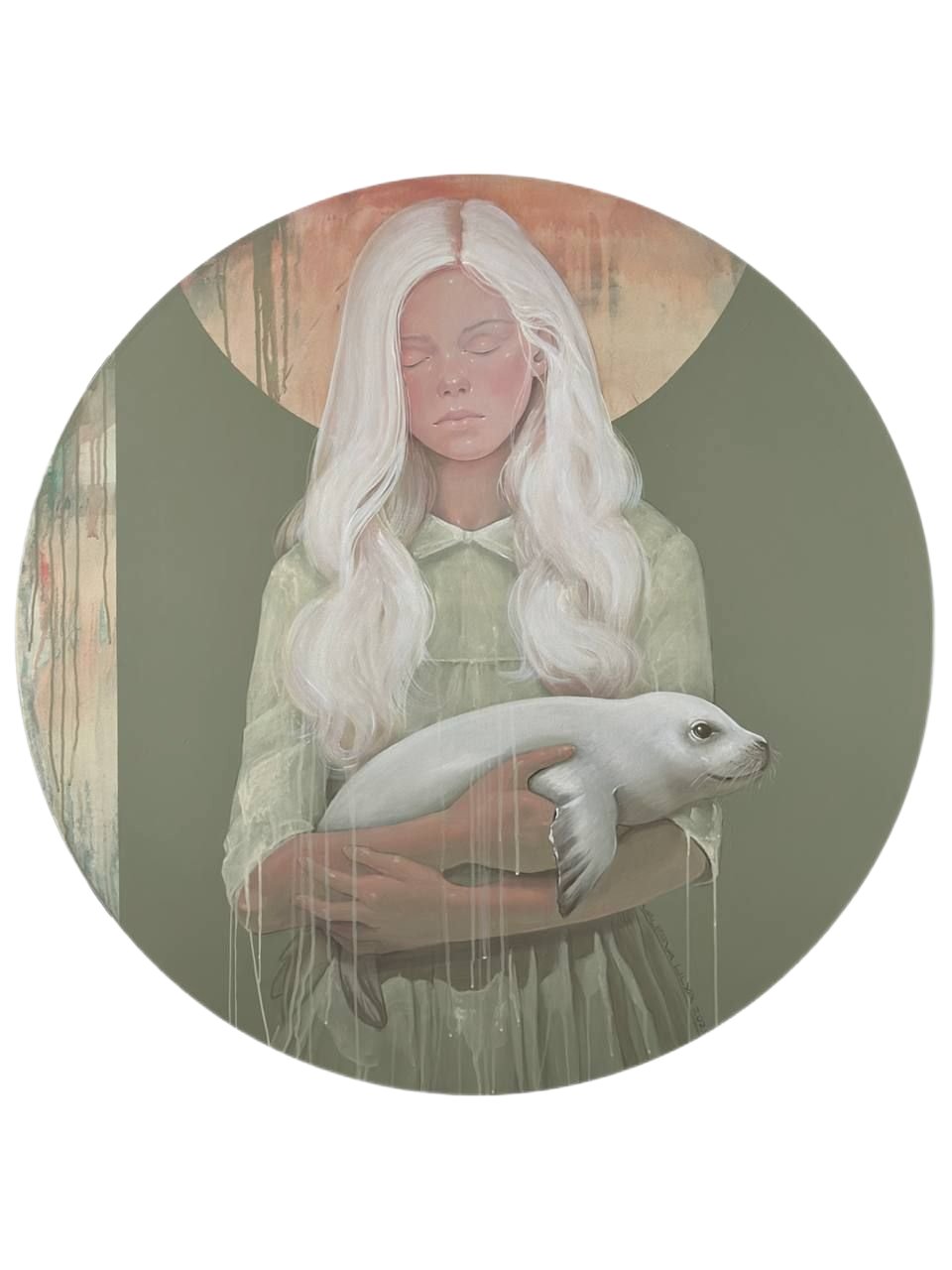 Лилия Валеева (Картина, живопись - 
                  120 x 120 см) Сохраняя