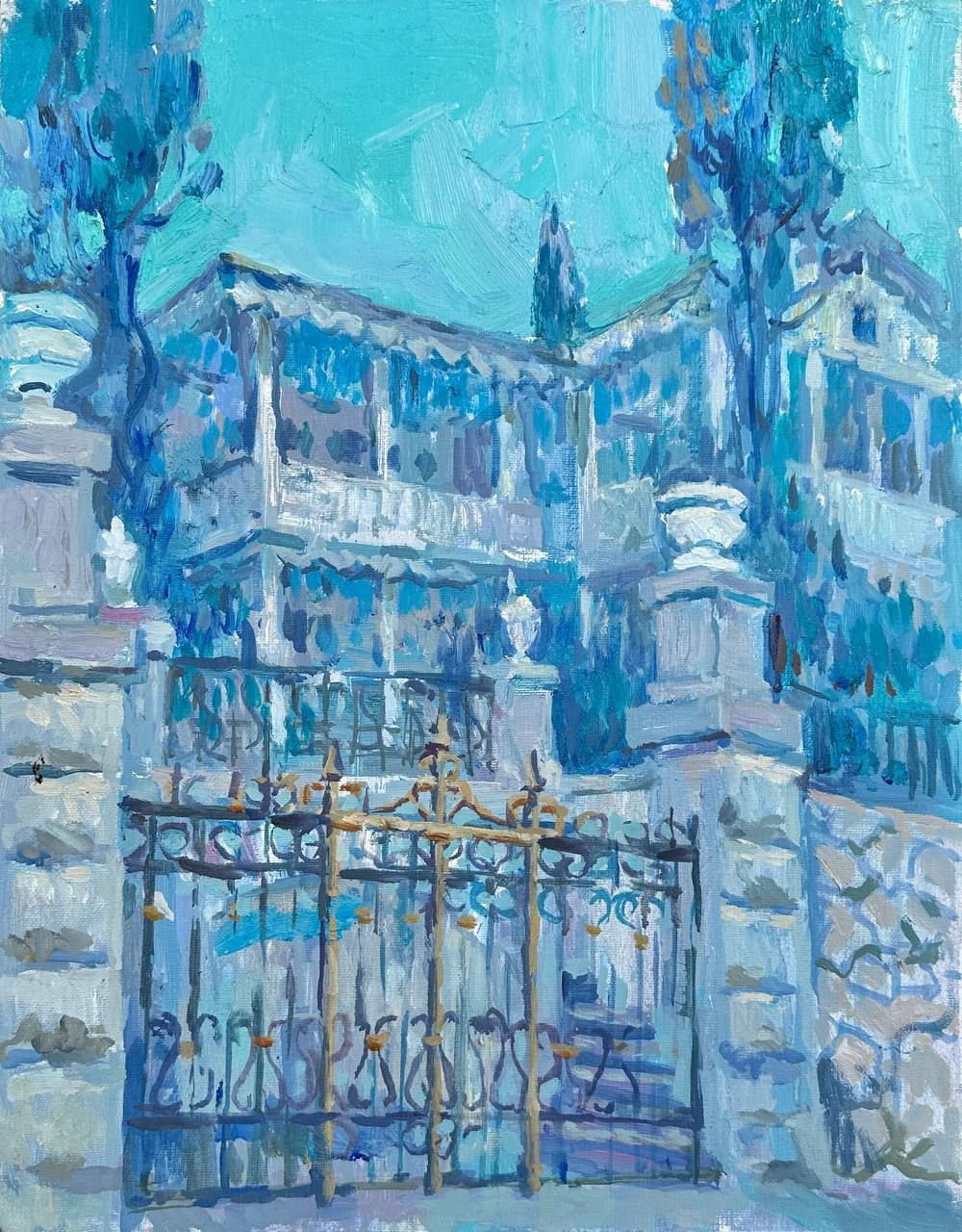 Илья Хахарев (Картина, живопись - 
                  35 x 45 см) Голубой день