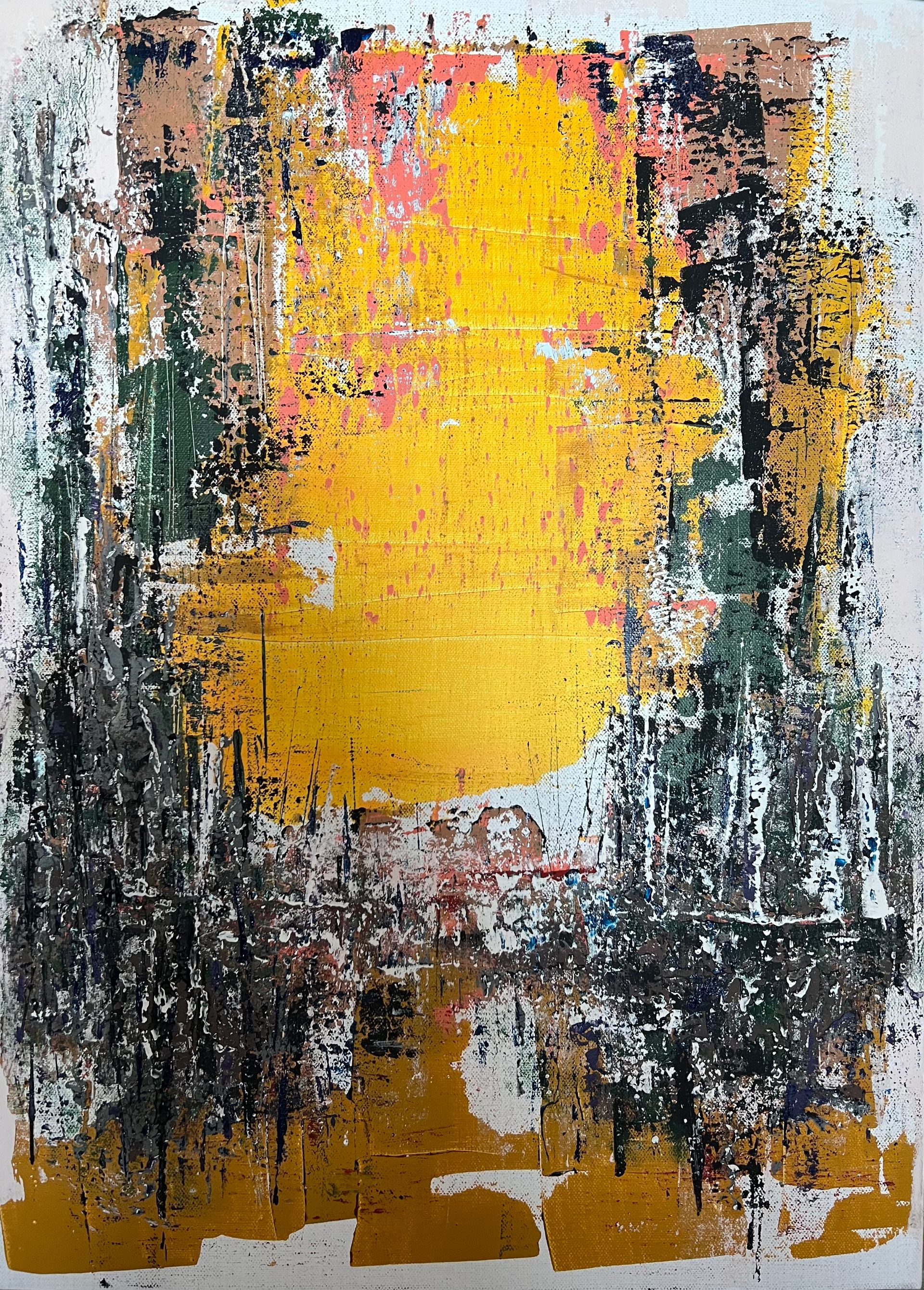 Катерина Горячева (Картина, живопись - 
                  50 x 70 см) Тепло