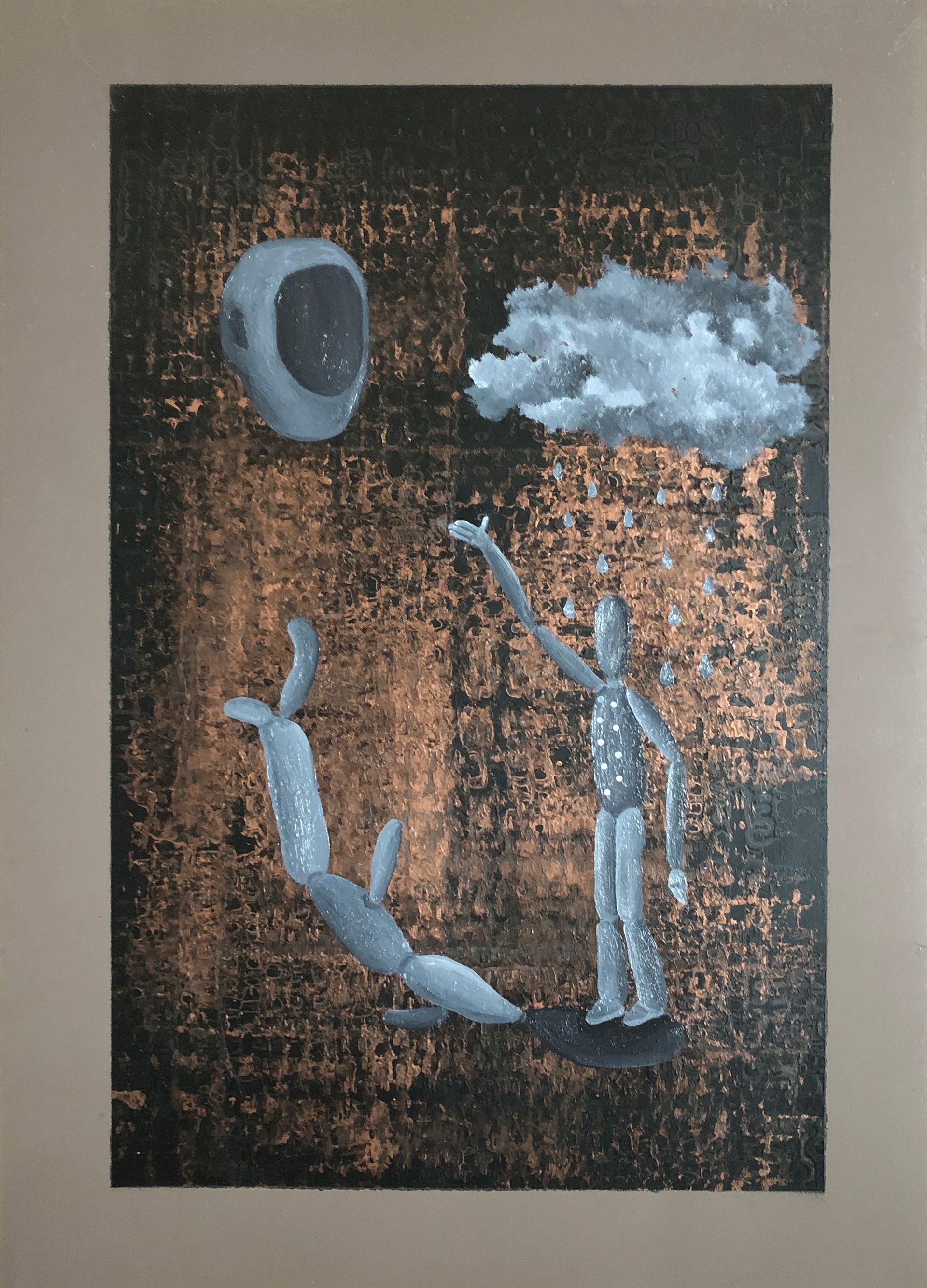 Леша Мелки (Авторская графика - 
                  32 x 42 см) BLIND FAITH