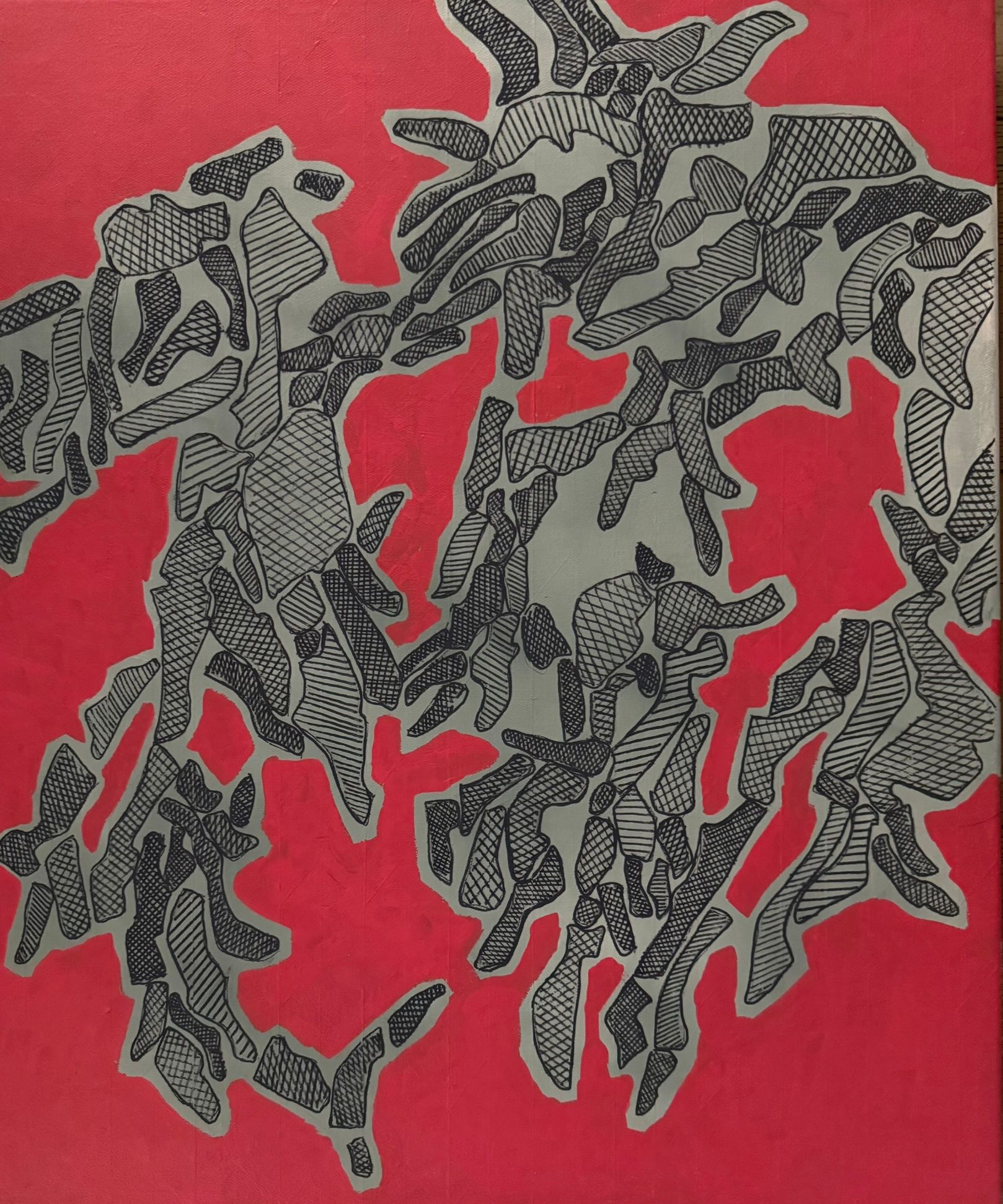 Марина Астахова (Картина, живопись - 
                  50 x 60 см) Линии Закат