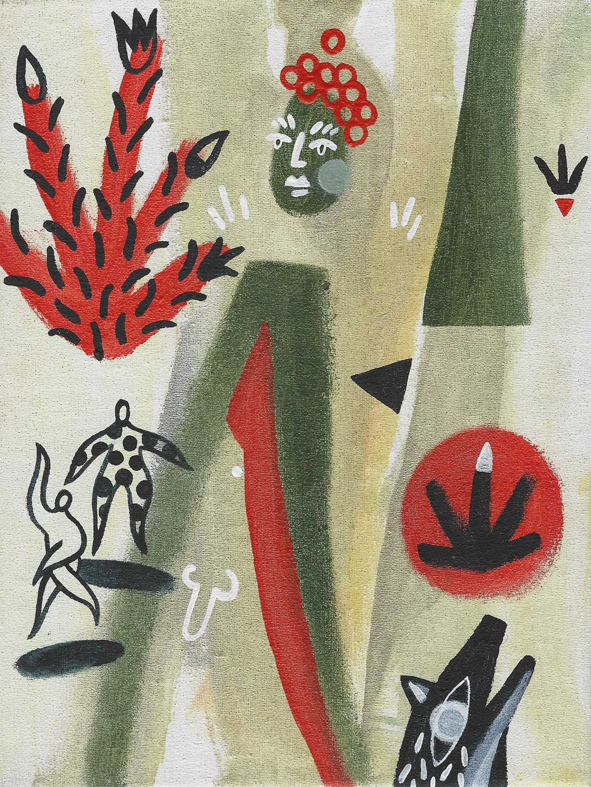 Лена Романовская (Авторская графика - 
                  27 x 32 см) Оттепель