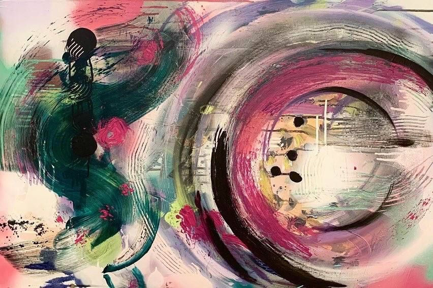 Кира Мрик (Картина, живопись - 
                  90 x 60 см) Буря
