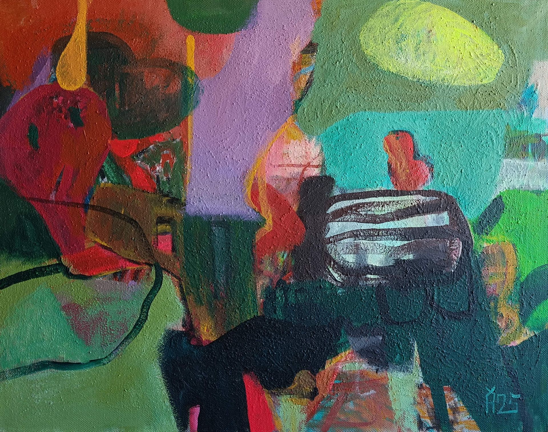 Наталья Хохонова (Картина, живопись - 
                  90 x 70 см) Побывать у водоема