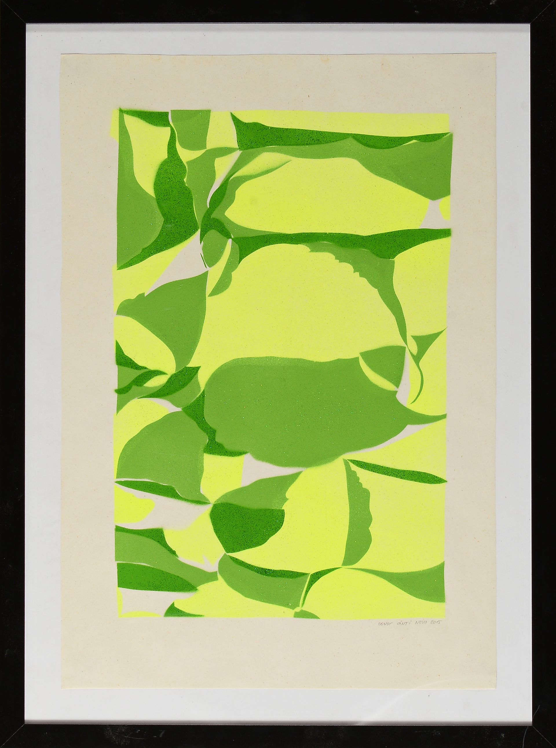 Людмила Константинова (Авторская графика - 
                  50 x 75 см) Из серии "Мятая бумага"