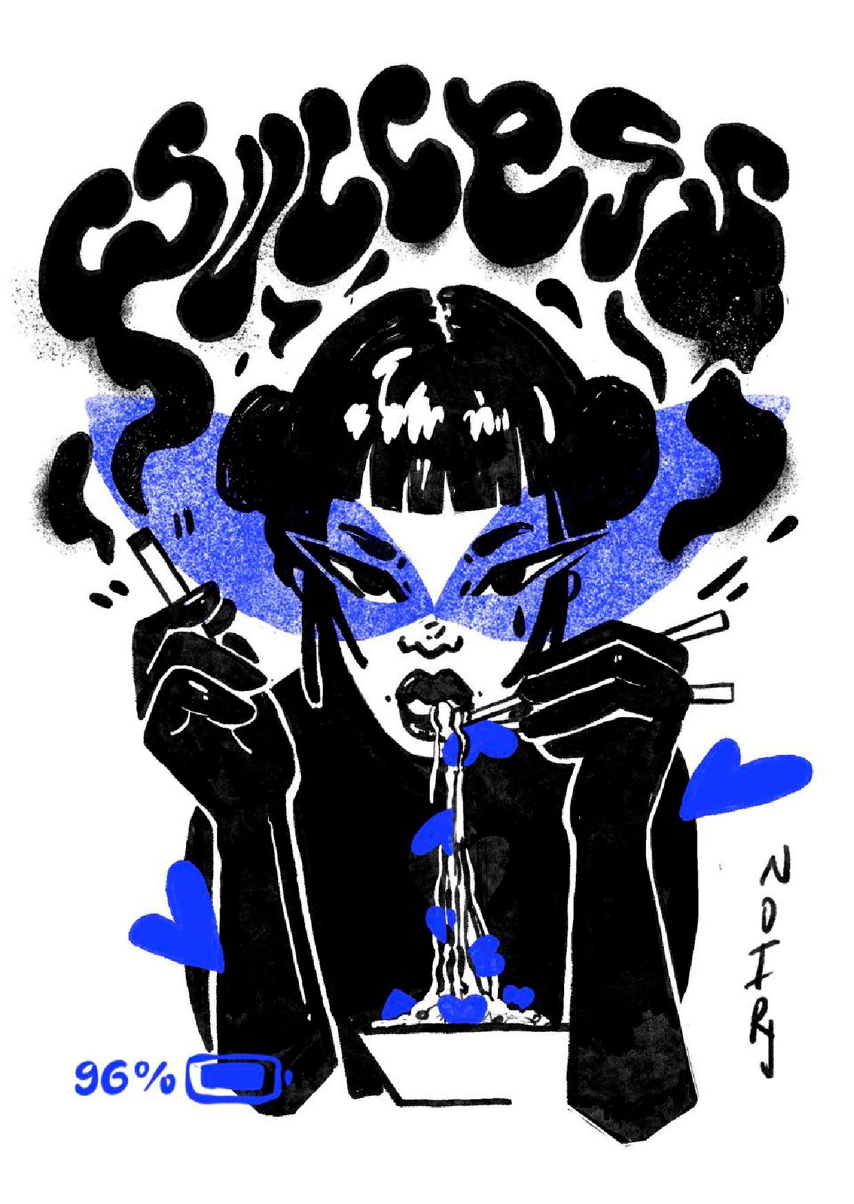 Лёля Нуар (Графика цифровая (принты) - 
                  30 x 40 см) Success