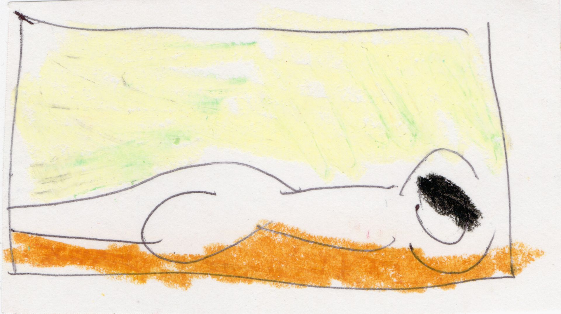 Марсель Ялалов (Авторская графика - 
                  8 x 5 см) Nude
