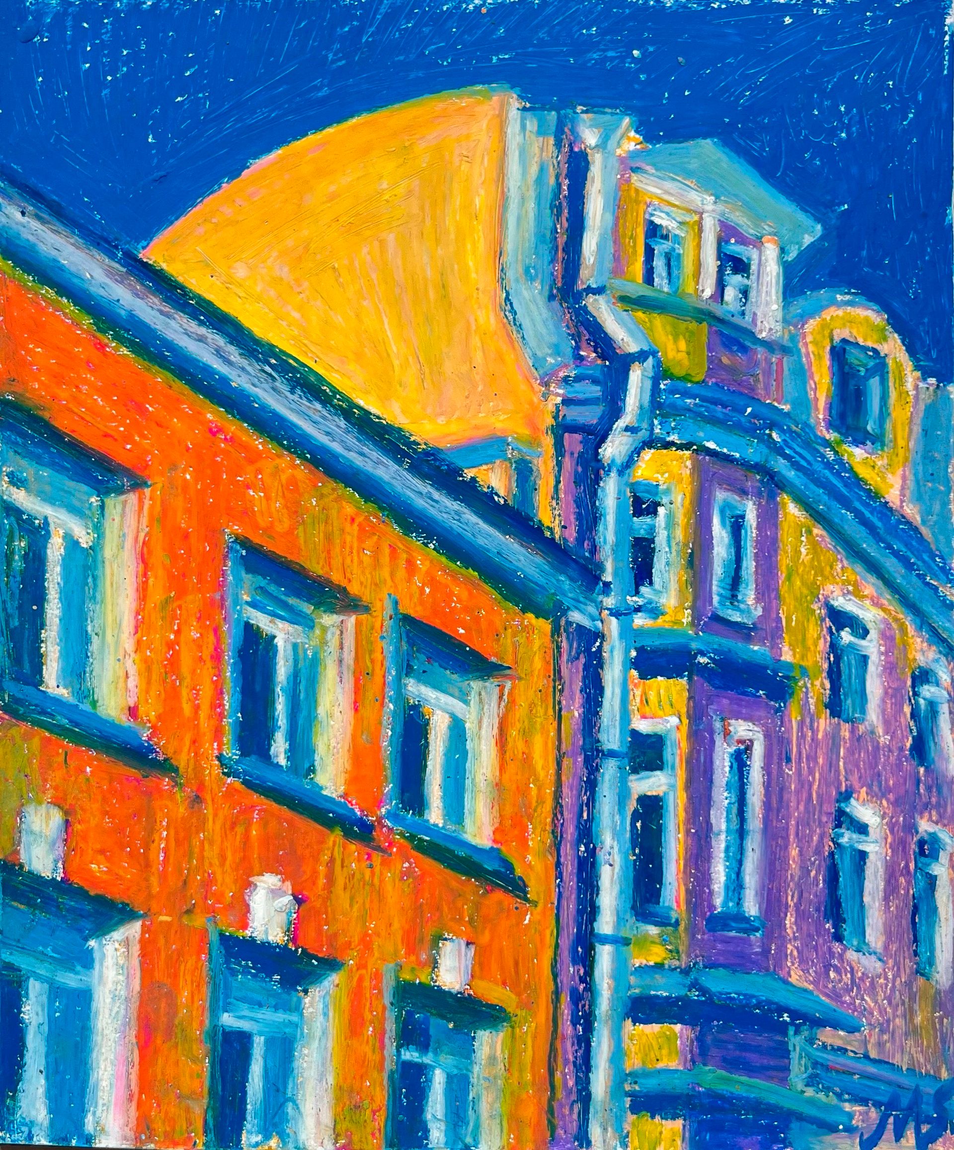 Мария Спроге (Авторская графика - 
                  21 x 25 см) Доходный дом