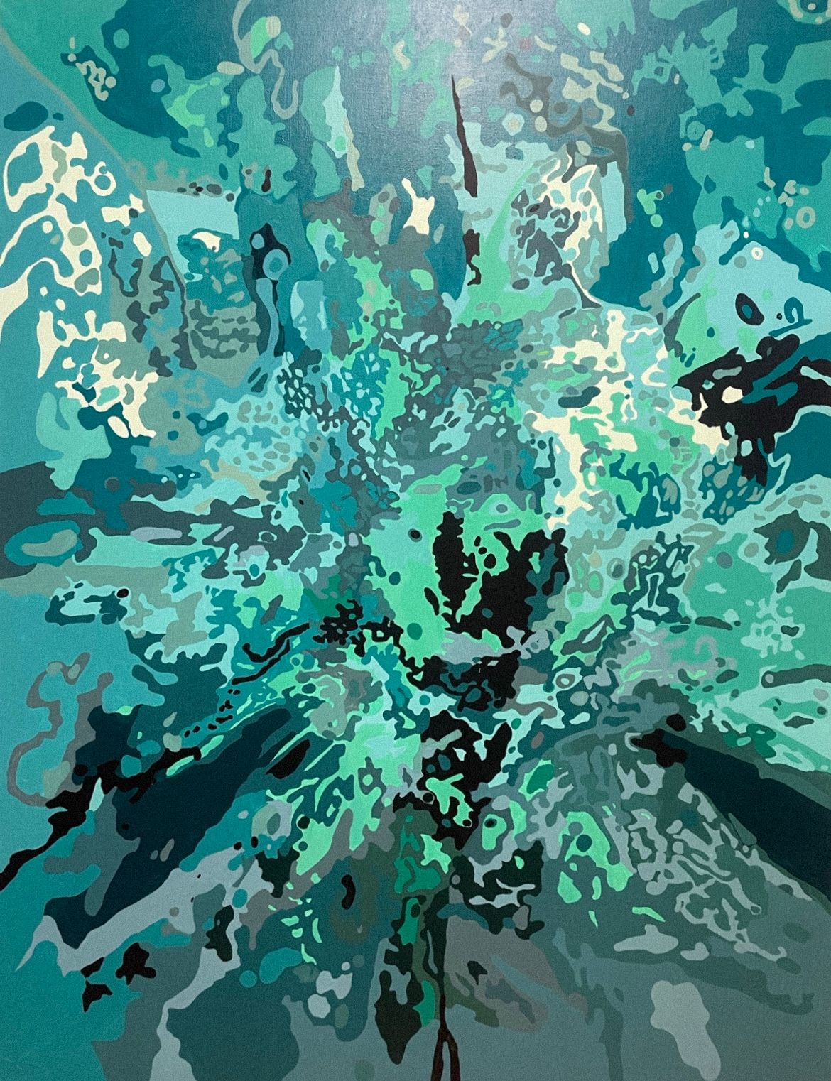 Виктория Никулочкина (Картина, живопись - 
                  110 x 150 см) Emerald