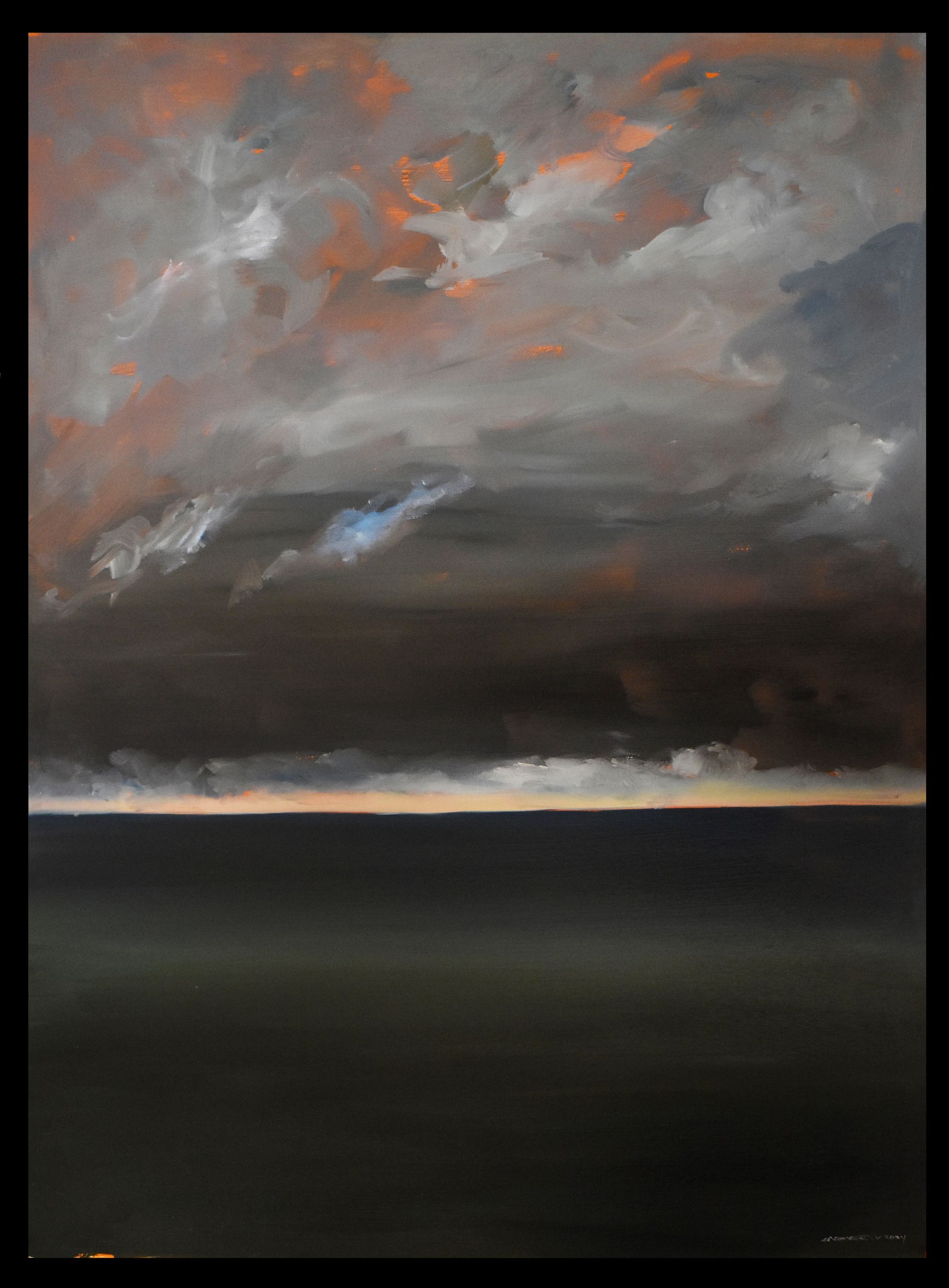 Andree.V (Картина, живопись - 
                  60 x 80 см) Море после шторма