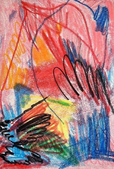 Антон Logos (Авторская графика - 
                  24.5 x 32.5 см) Абстрактная композиция