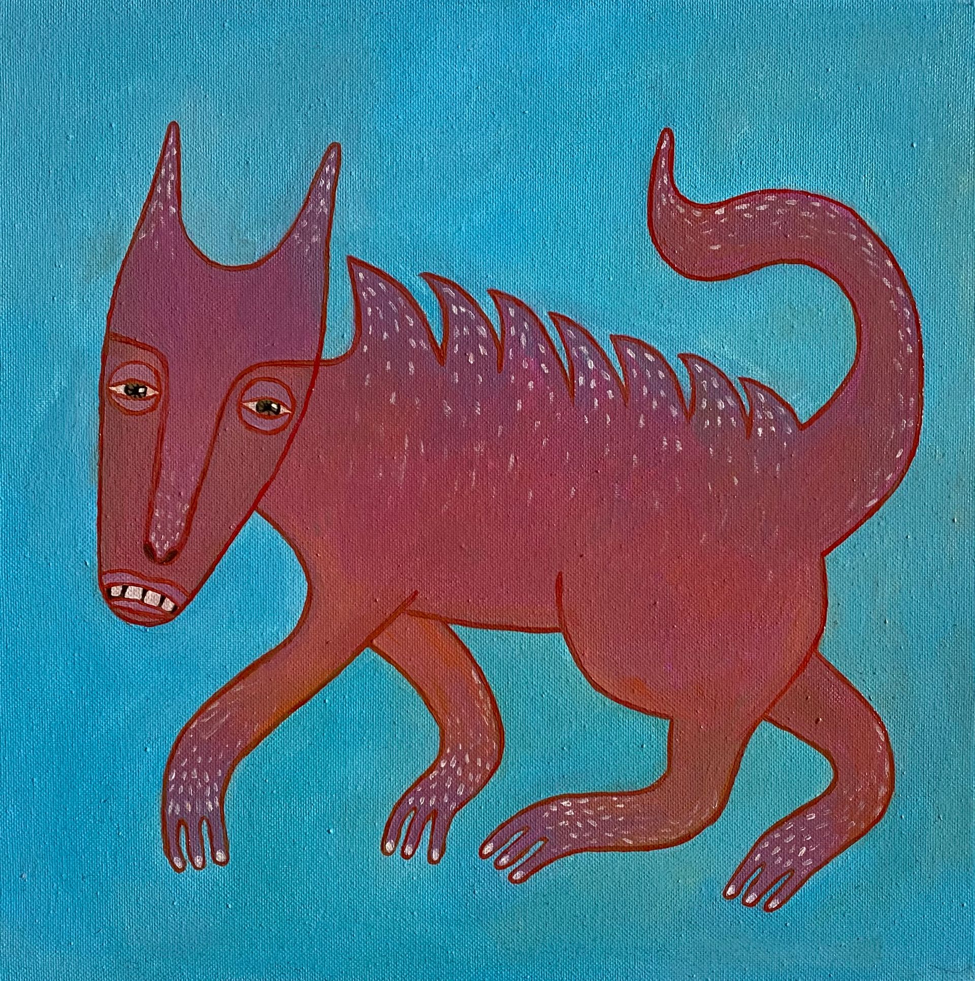 Анастасия Котова (Картина, живопись - 
                  40 x 40 см) Уголек. Дух домашнего очага