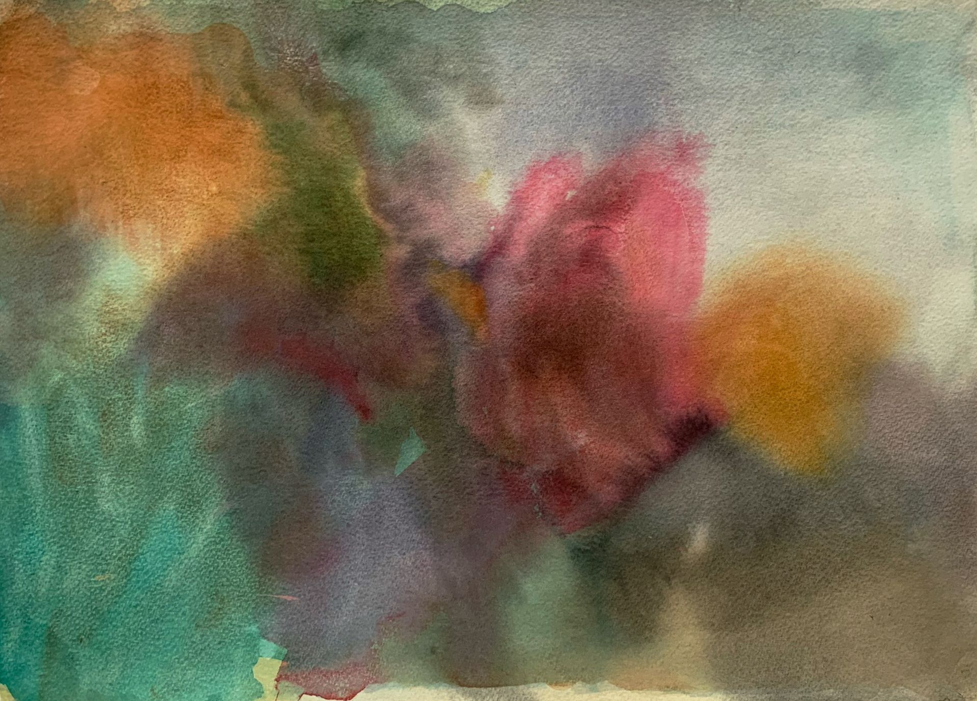 Саша Афонская (Авторская графика - 
                  50 x 40 см) Цветочки