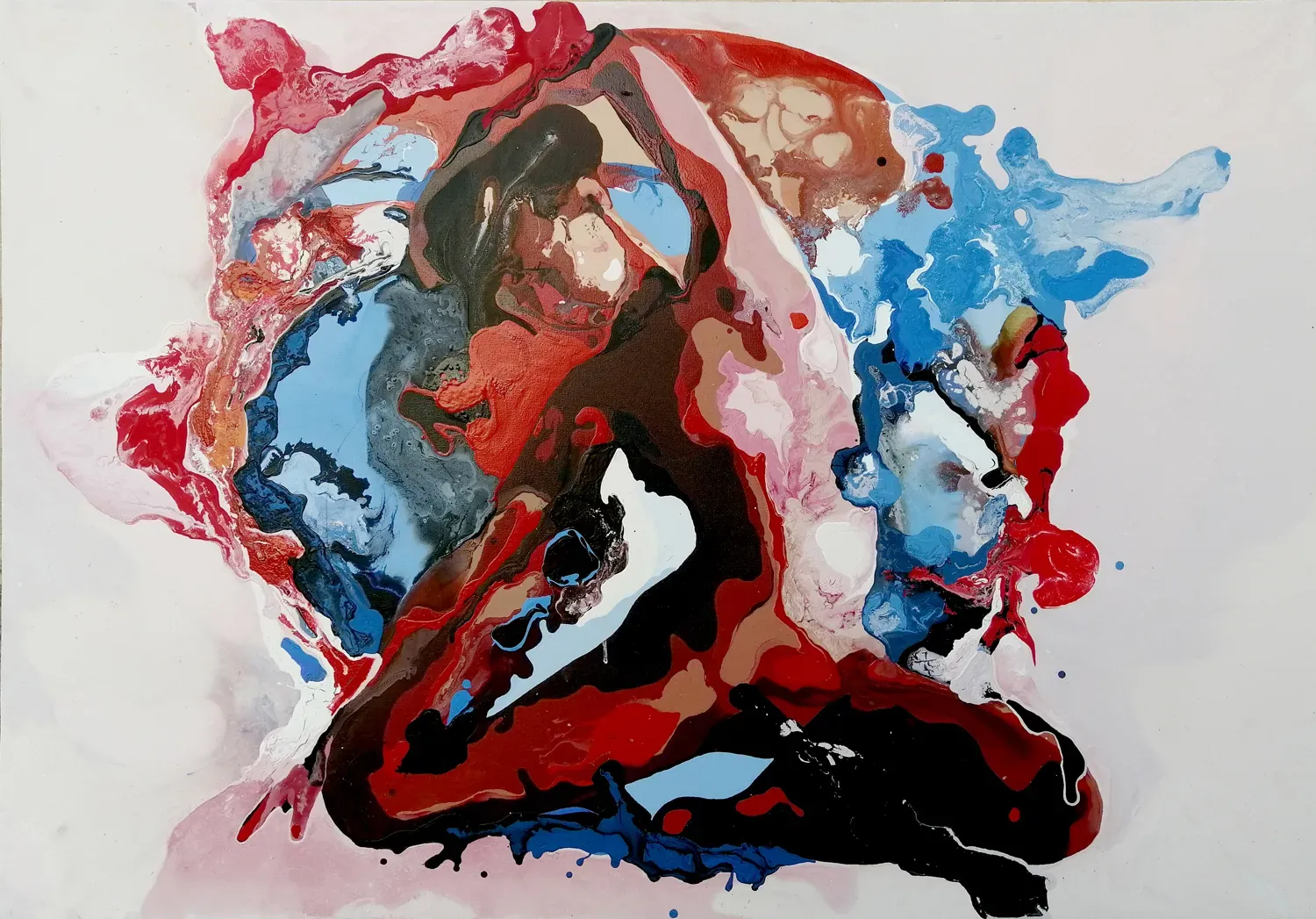 Юстина Комиссарова (Картина, живопись - 
                  130 x 90 см) Биоэнергия (картина+NFT)