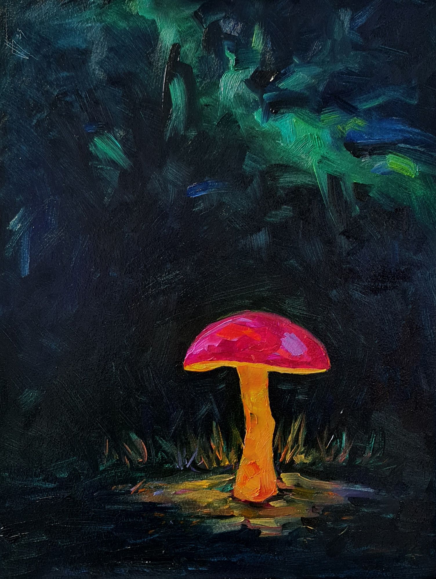 Александр Буданов (Авторская графика - 
                  30 x 40 см) Грибочки 7
