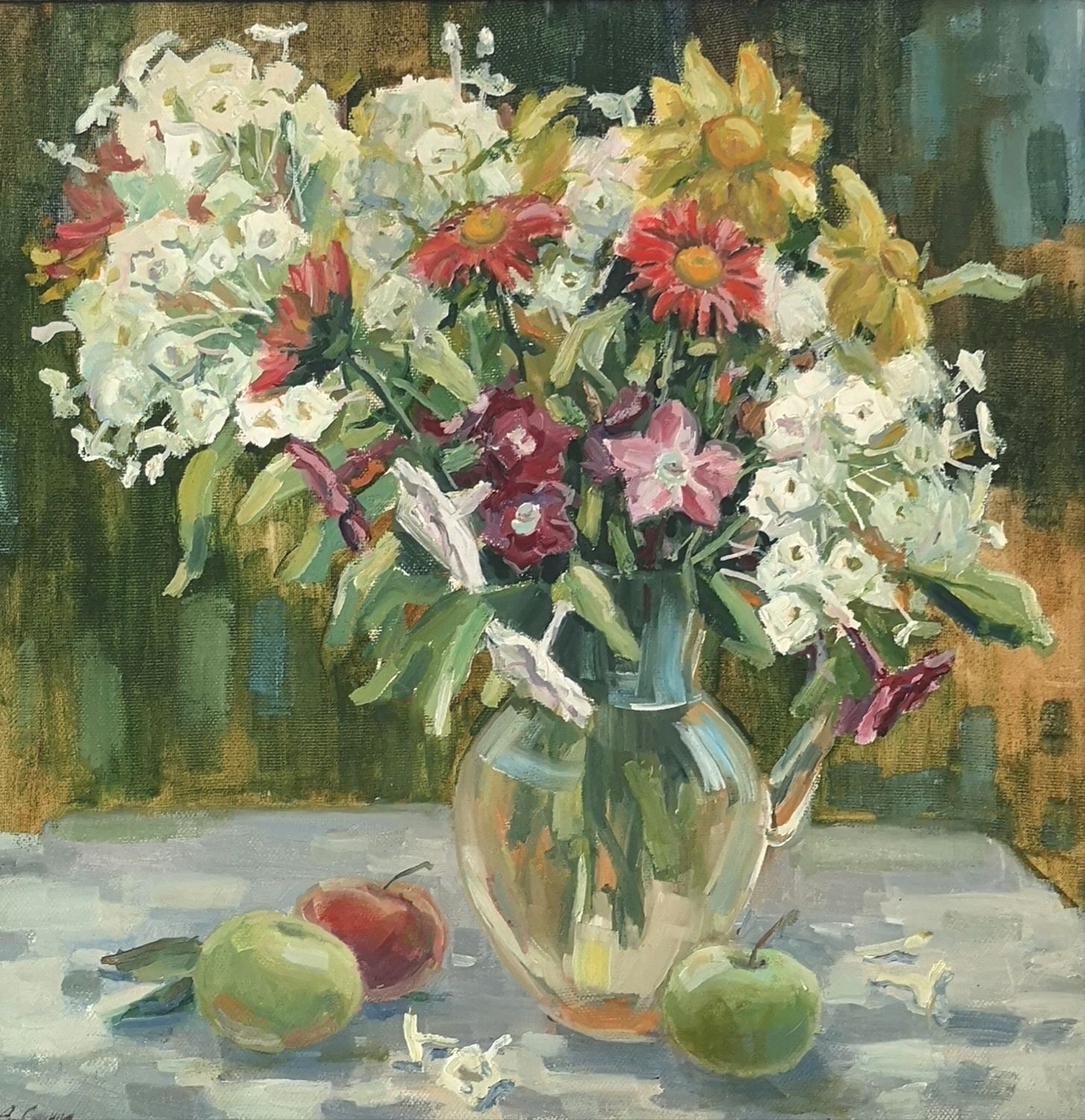 Елена Санина (Картина, живопись - 
                  44 x 44 см) Начало лета