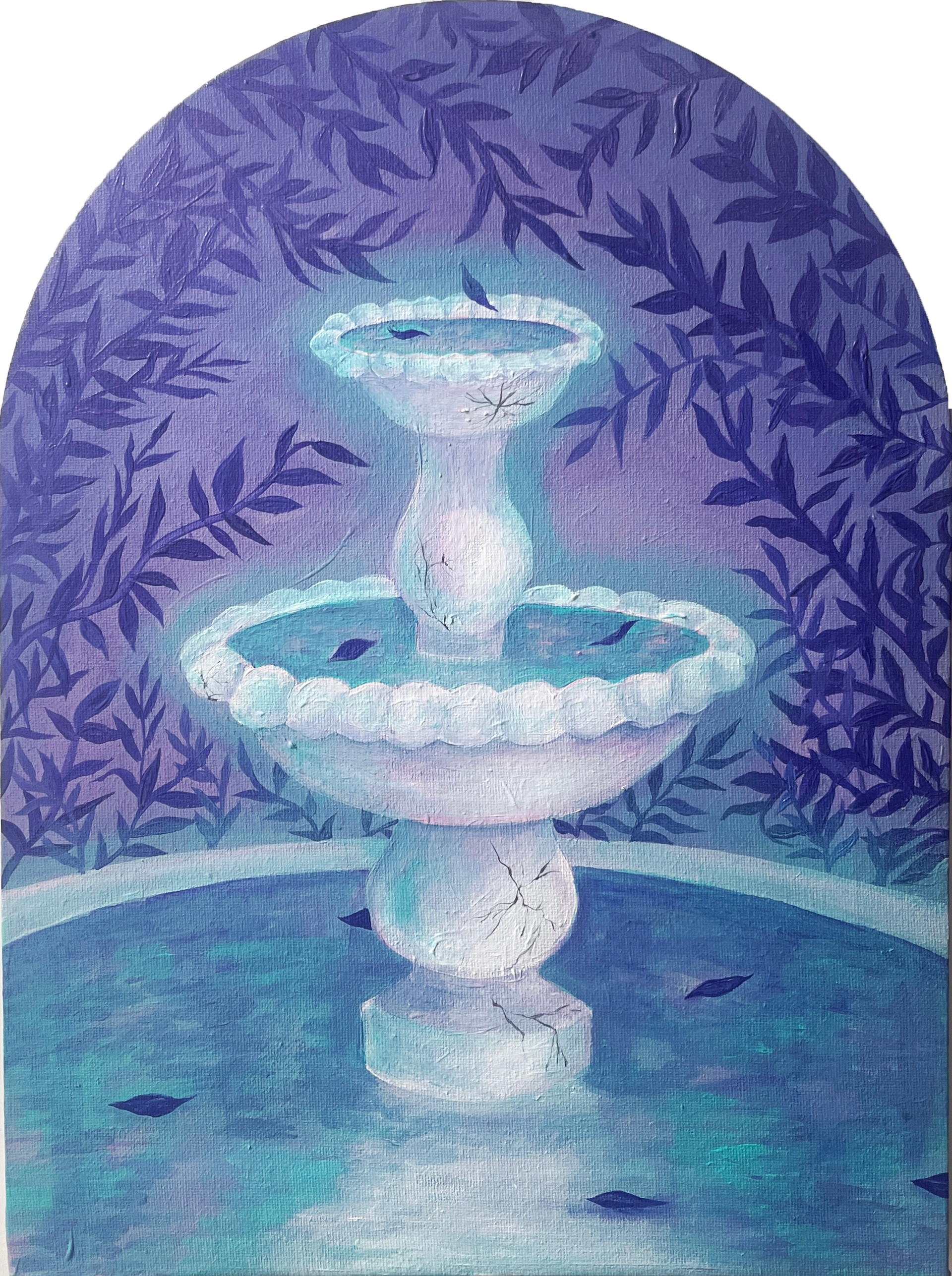 Лера Варпаева (Картина, живопись - 
                  30 x 40 см) Фонтан