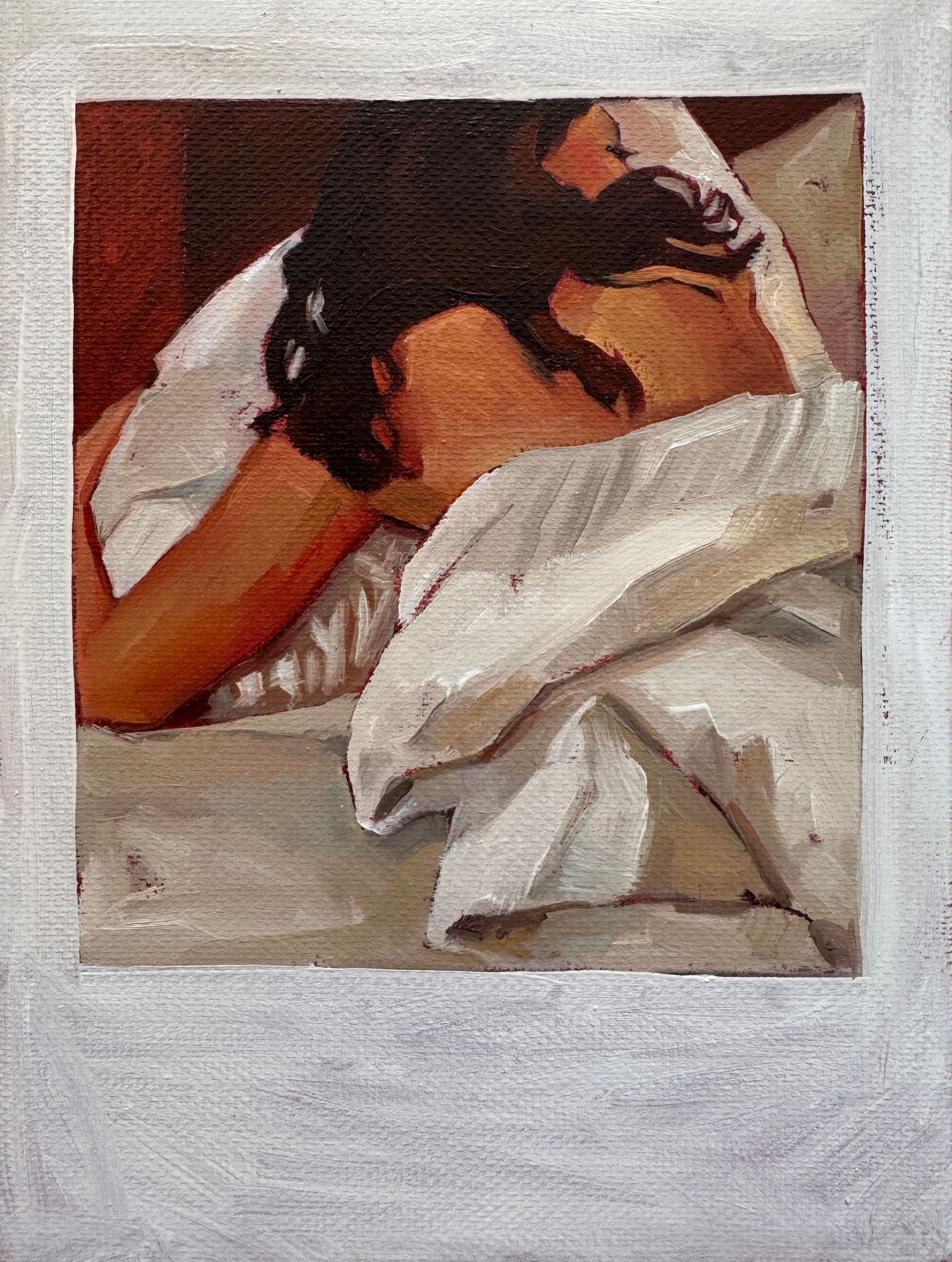 Алиса Дьякова (Картина, живопись - 
                  15 x 20 см) Тихое утро