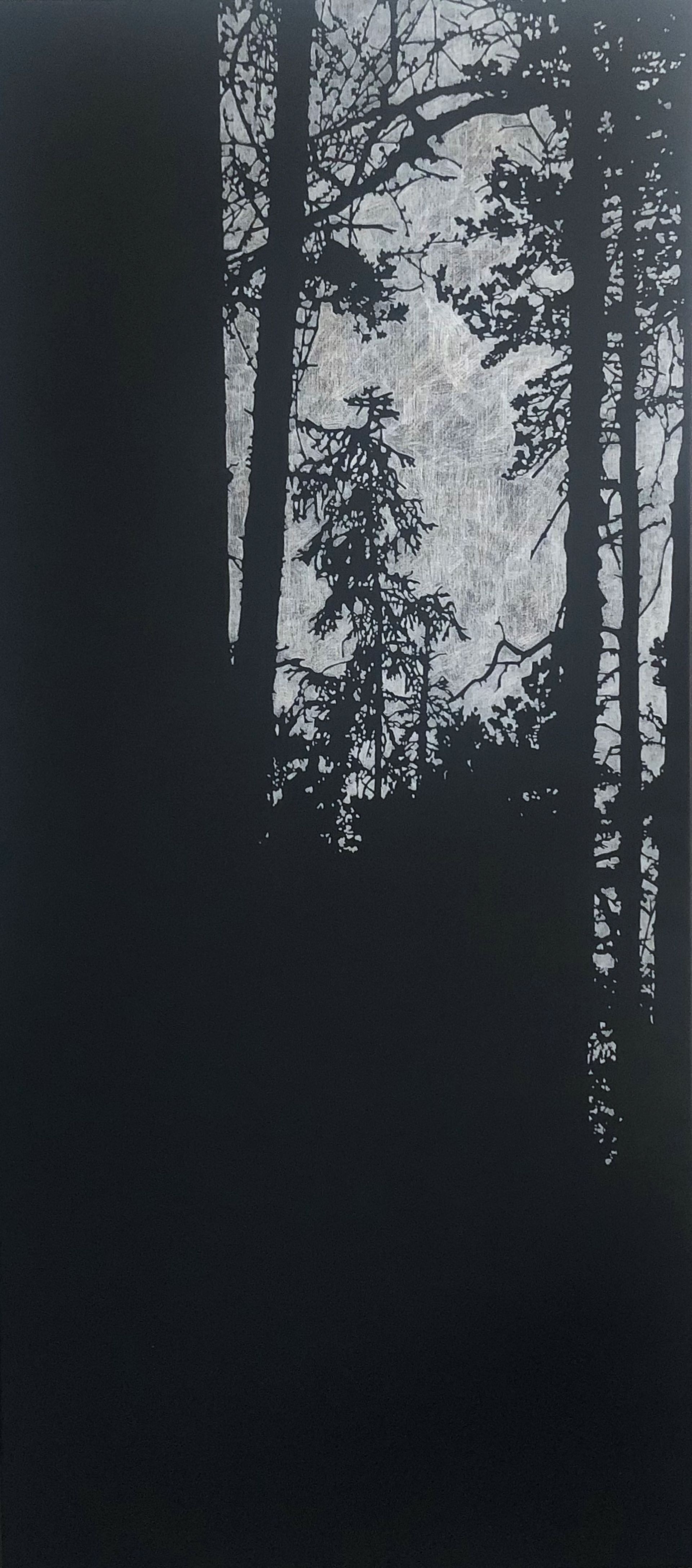 Алексей Мартинс (Картина, живопись - 
                  80 x 180 см) Dark foresn 12