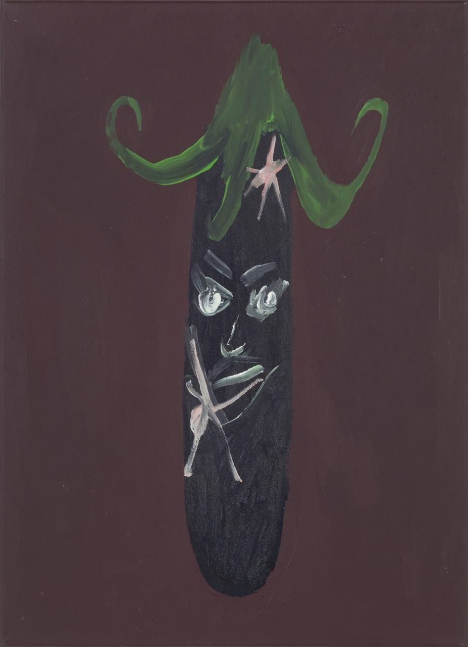 Влад Мальцев (Картина, живопись - 
                  50 x 70 см) Баклажан "Меч самурая"