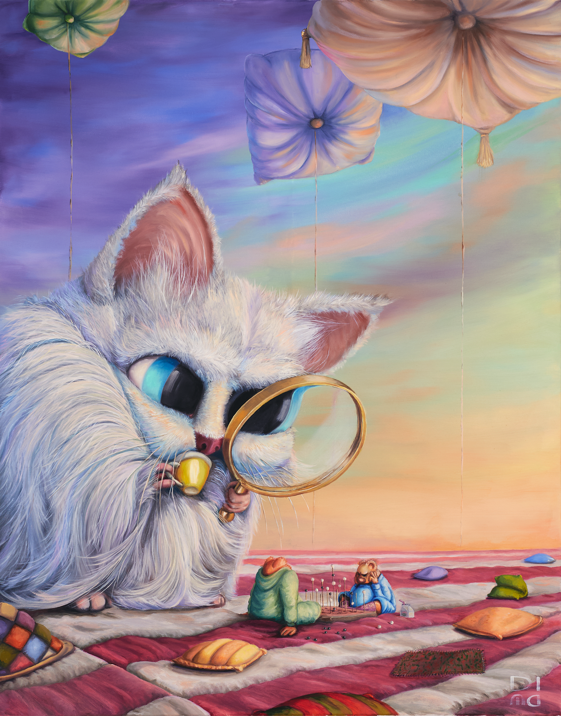 Дима Смольянинов (Картина, живопись - 
                  80 x 100 см) Beings #6