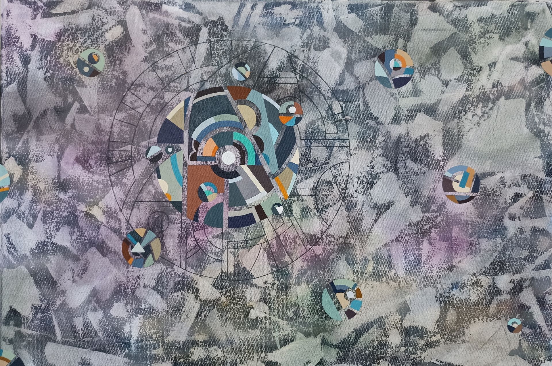 Валентина Ферманчук (Картина, живопись - 
                  60 x 40 см) Вселенная внутри