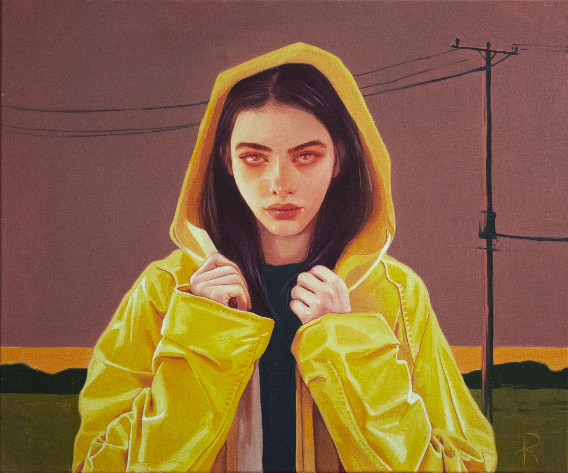 Полина Раскольникова (Картина, живопись - 
                  60 x 50 см) Neighbor / Соседка