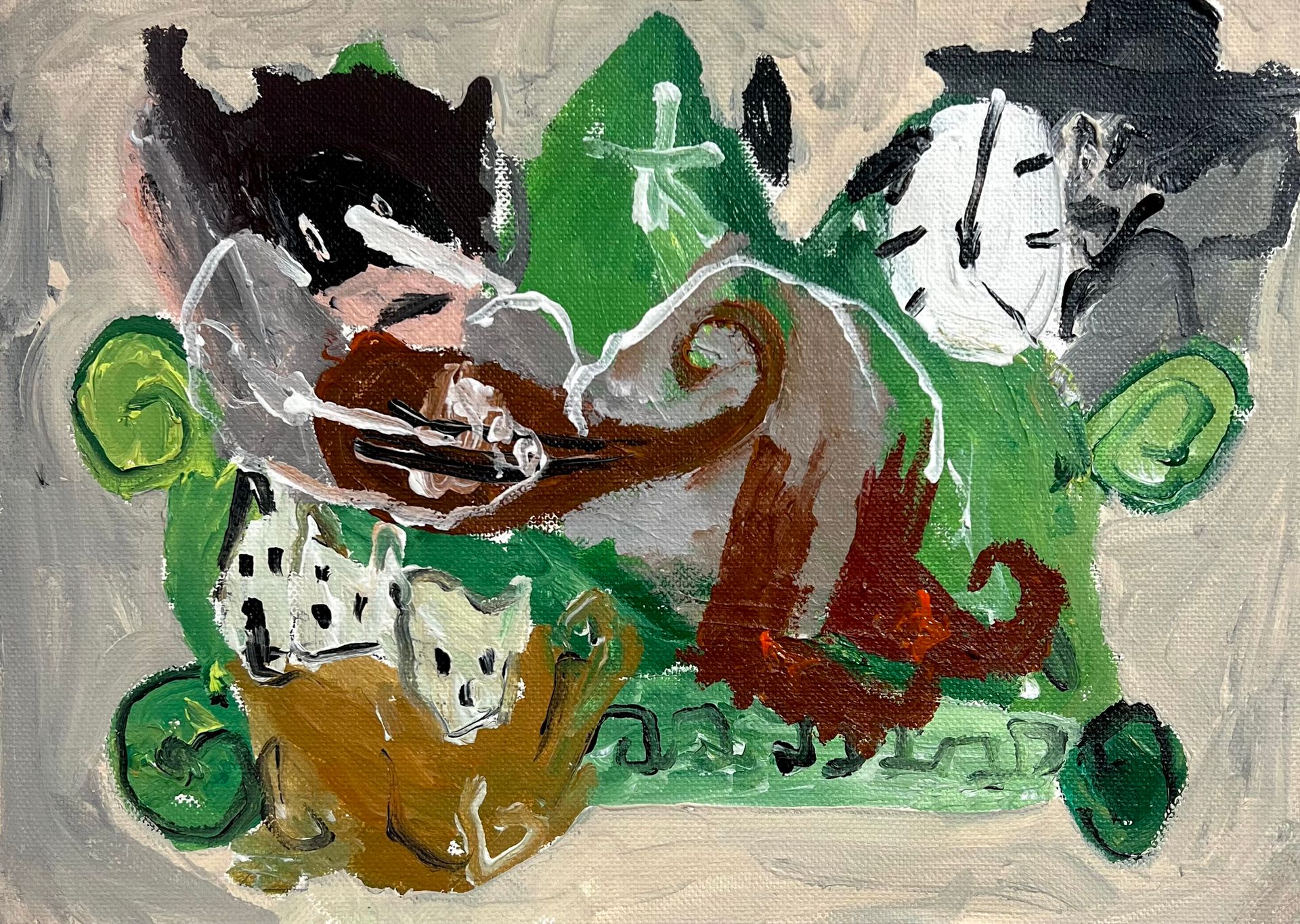Влад Мальцев (Авторская графика - 
                  40 x 30 см) Ленивый день