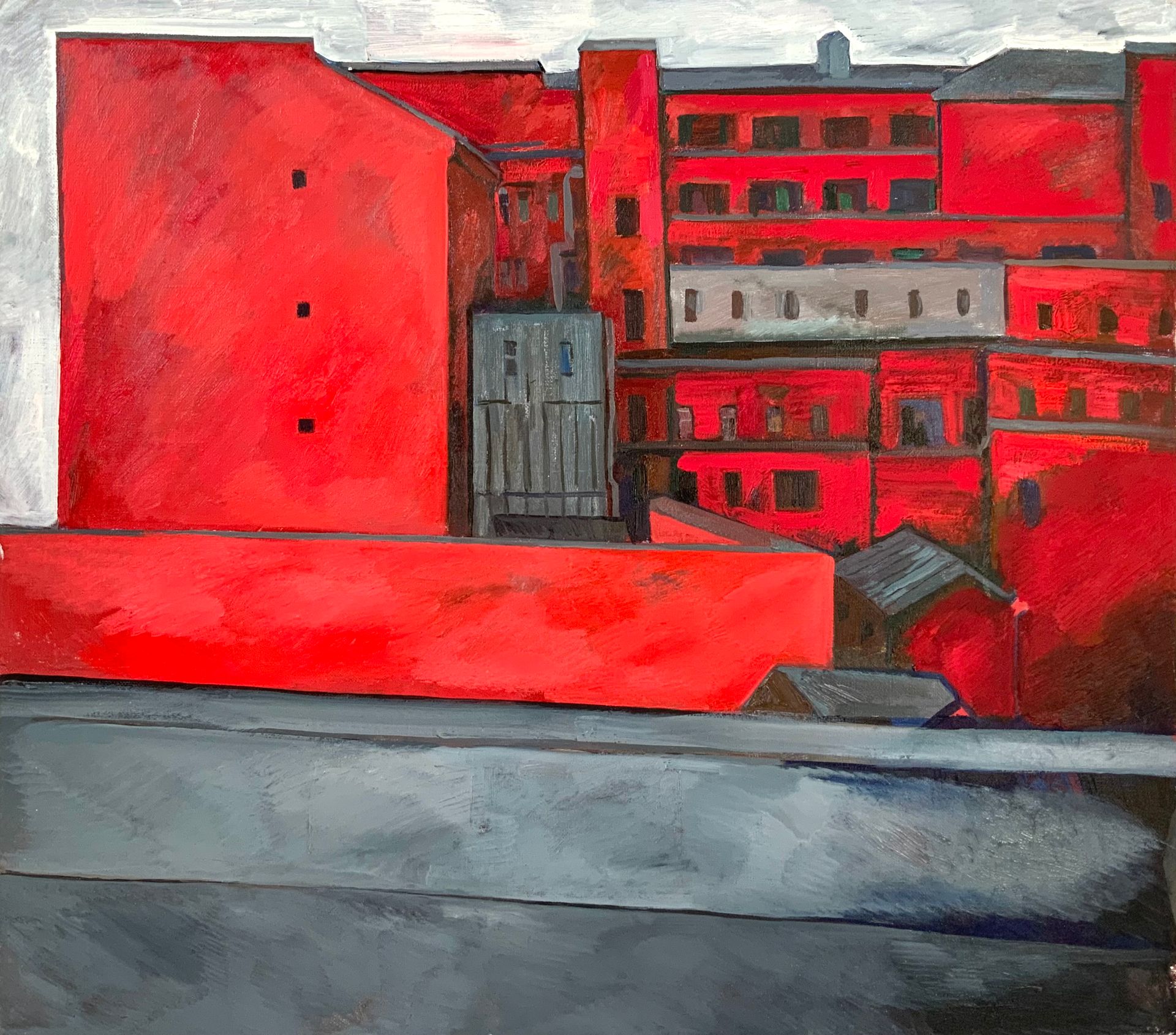 Елизавета Тульчинская (Картина, живопись - 
                  90 x 80 см) Завод Красный Октябрь