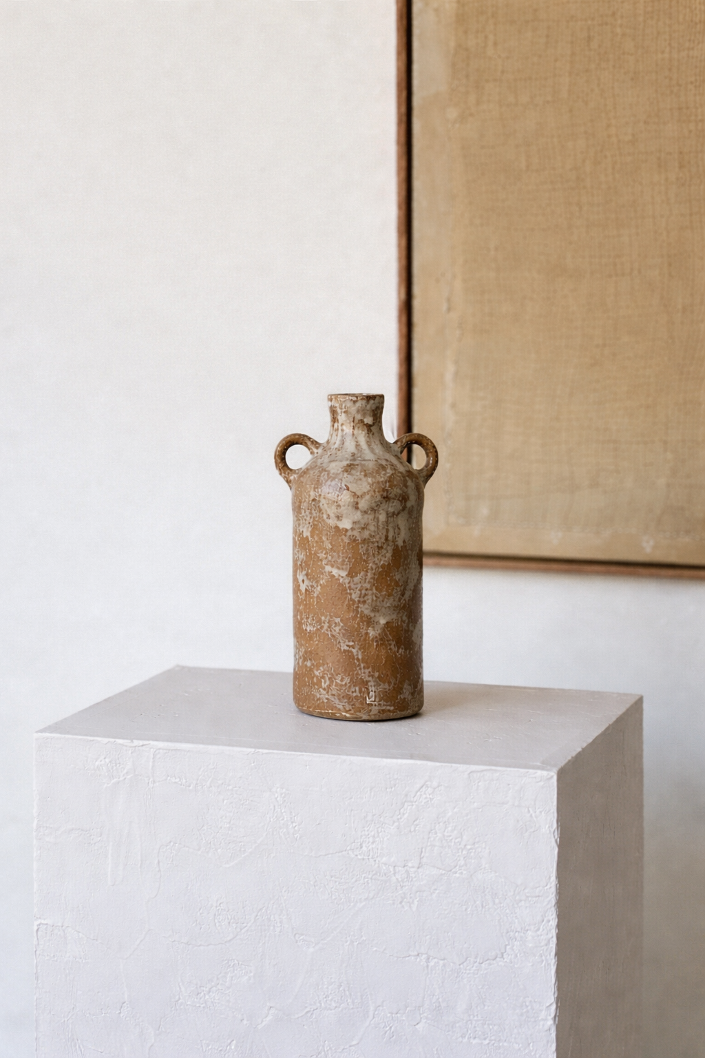 Алина Егорова (Скульптура - 
                  10 x 23 см) Ваза "Тёплый сосуд"