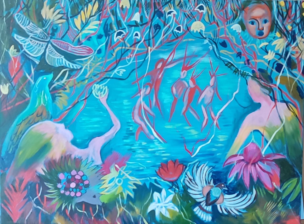Анастасия Полякова (Картина, живопись - 
                  80 x 60 см) Танец