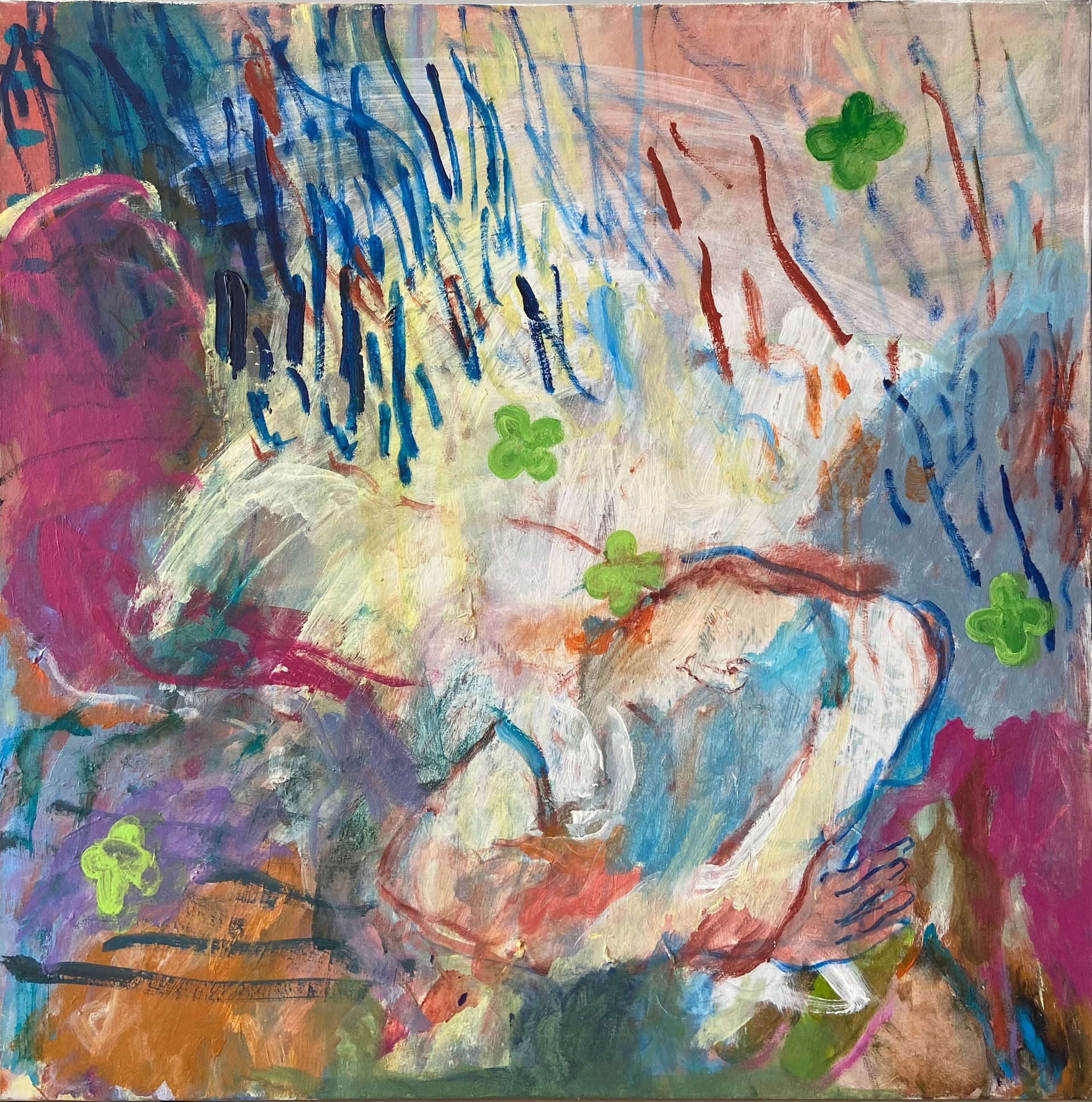 Алина Магомедова (Картина, живопись - 
                  70 x 70 см) Под солнцем