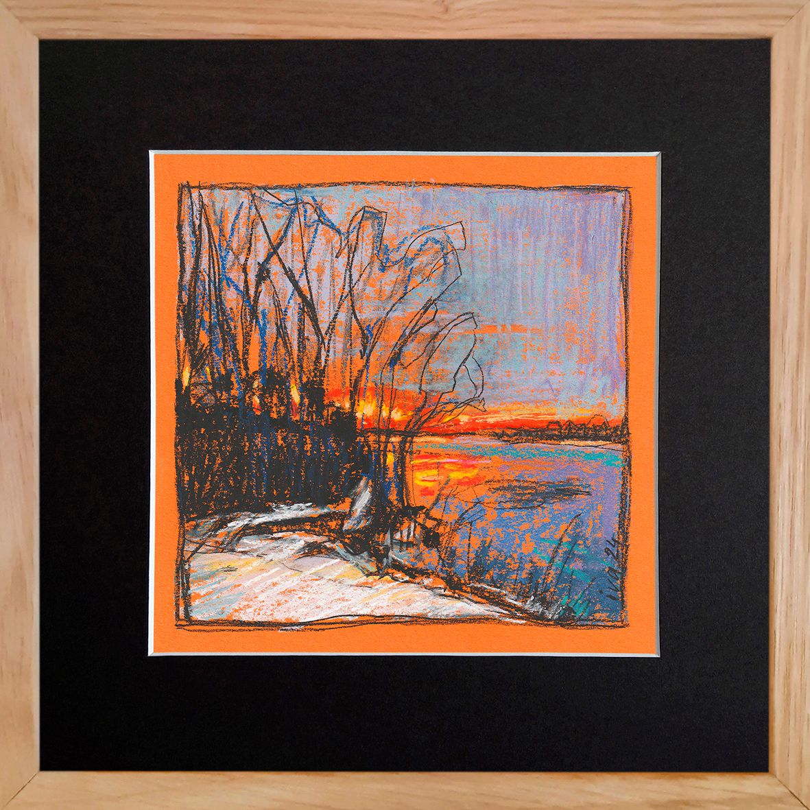 Татьяна Ивченкова (Авторская графика - 
                  32 x 32 см) Зима