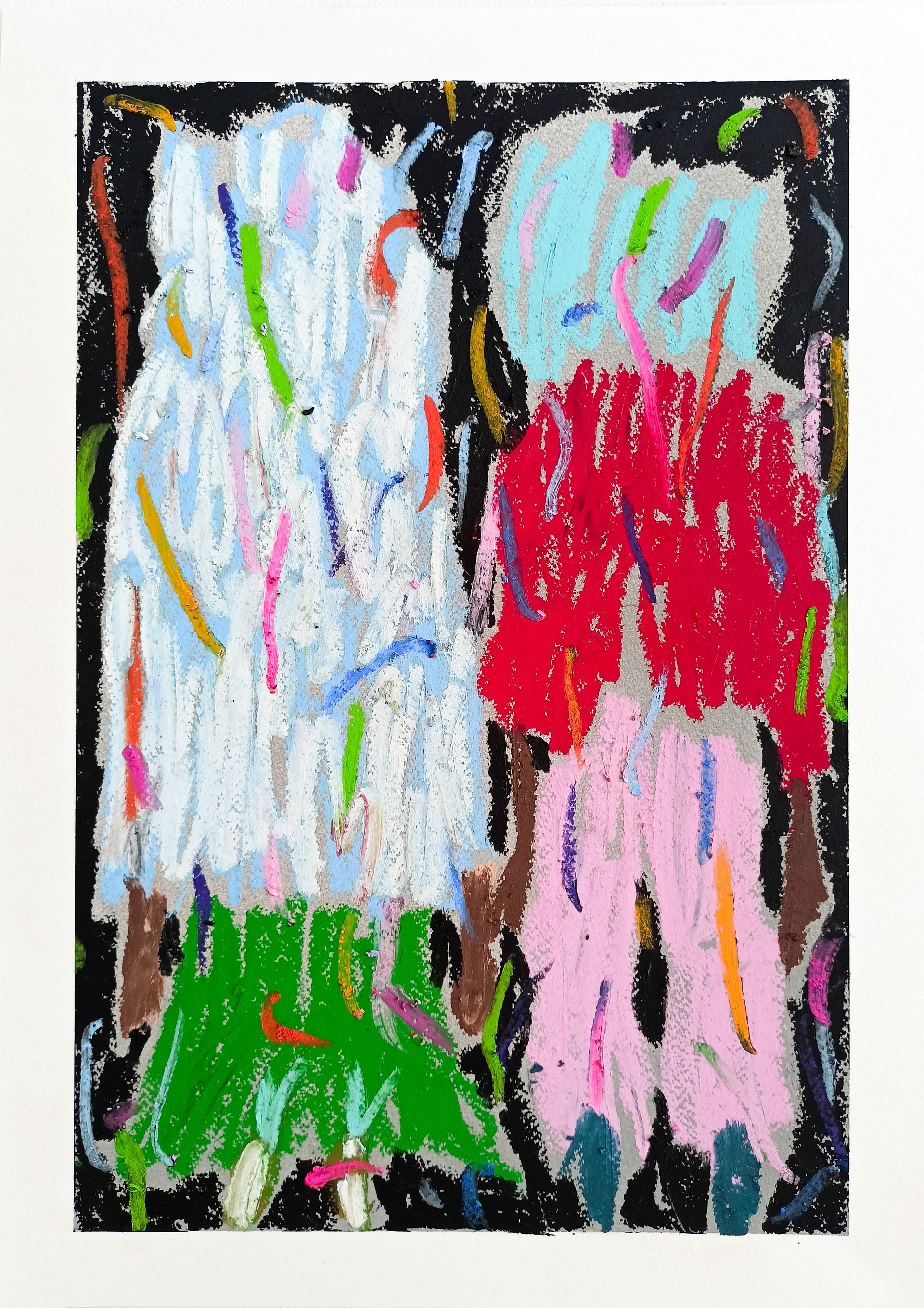 Дарья Растунина (Авторская графика - 
                  29 x 42 см) Без названия